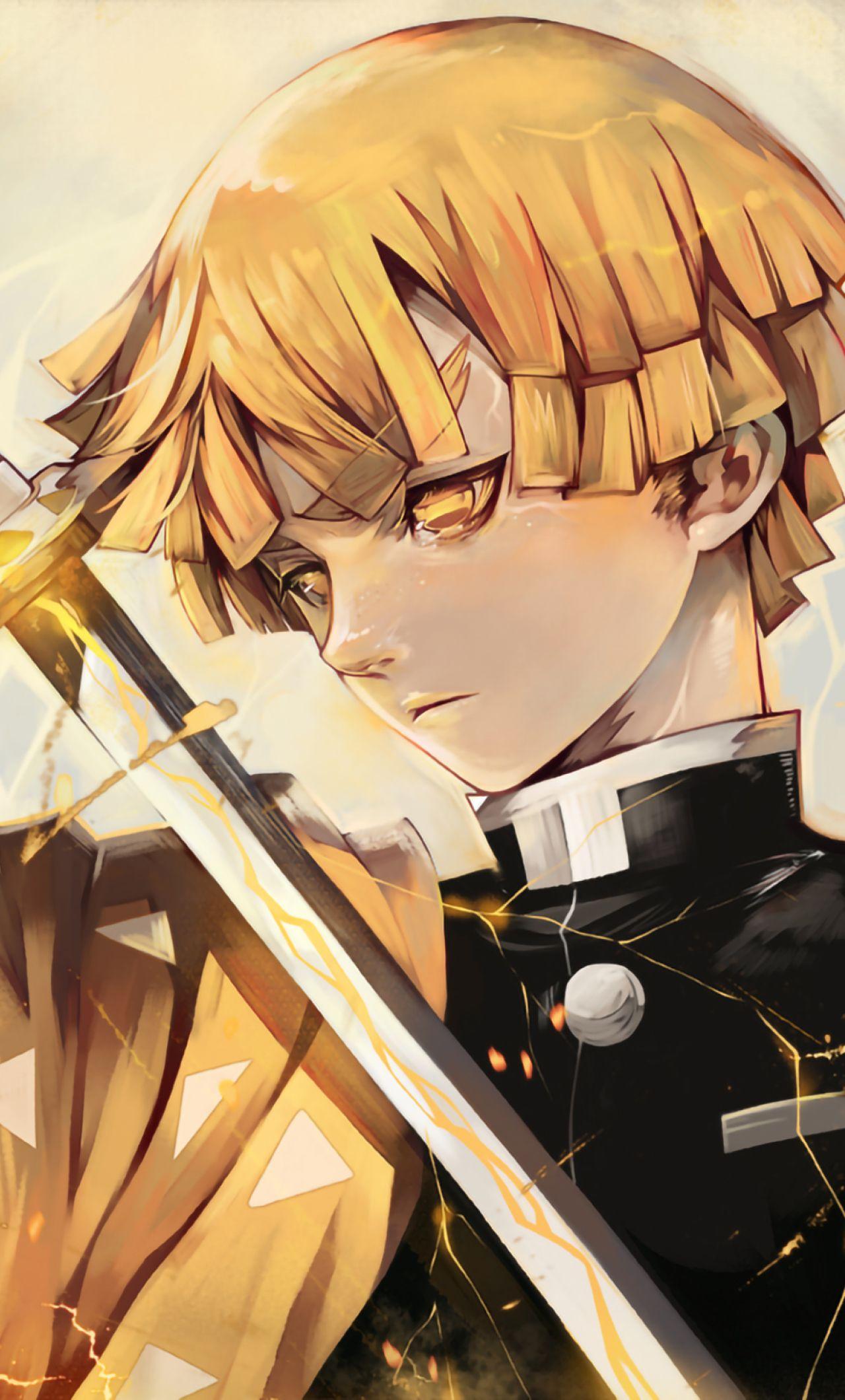 1280x2120 Zenitsu Wallpaper Explore more Black Clover, Fictional Character, Hero Academia, Japanese, Zenitsu Agatsuma wallpa. Anime wallpaper iphone, Anime wallpaper, Anime