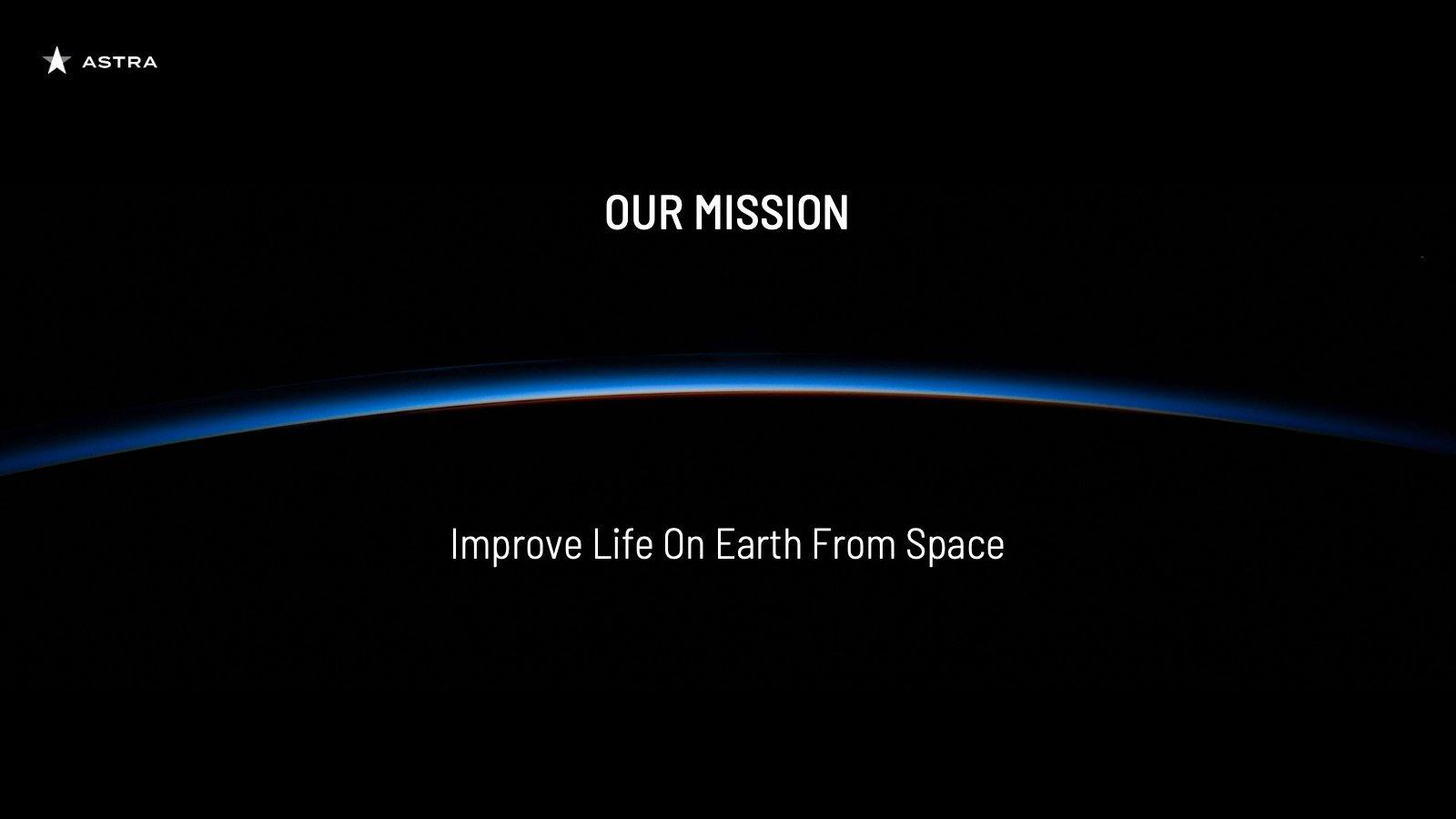 1600x900 Astra mission to improve life on Earth from space continues to inspire our team to relentlessly push forward: learning, growing, and pioneering the rapidly growing commercial space industry