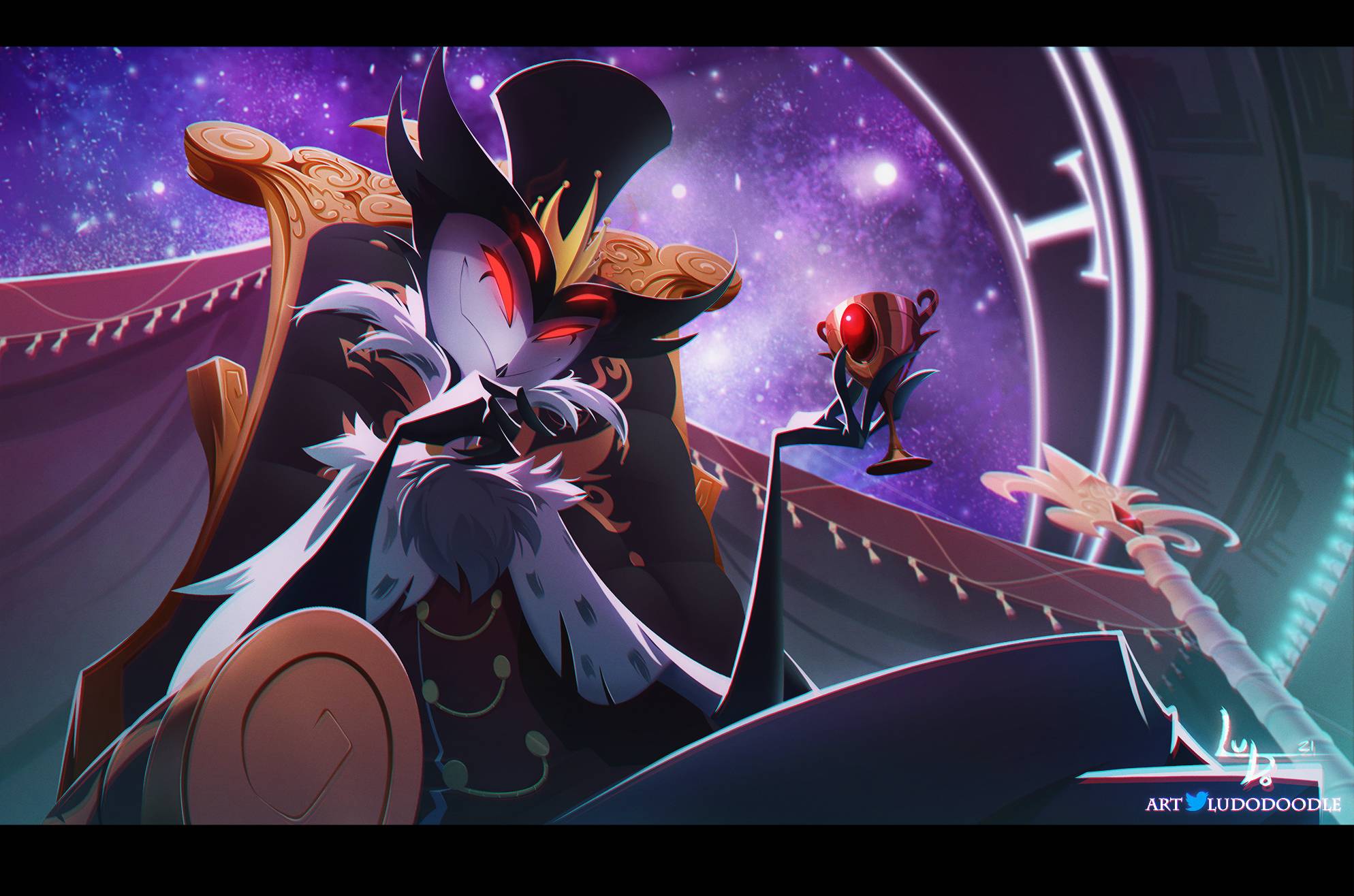1988x1316 Stolas (Helluva Boss) Anime Image Board