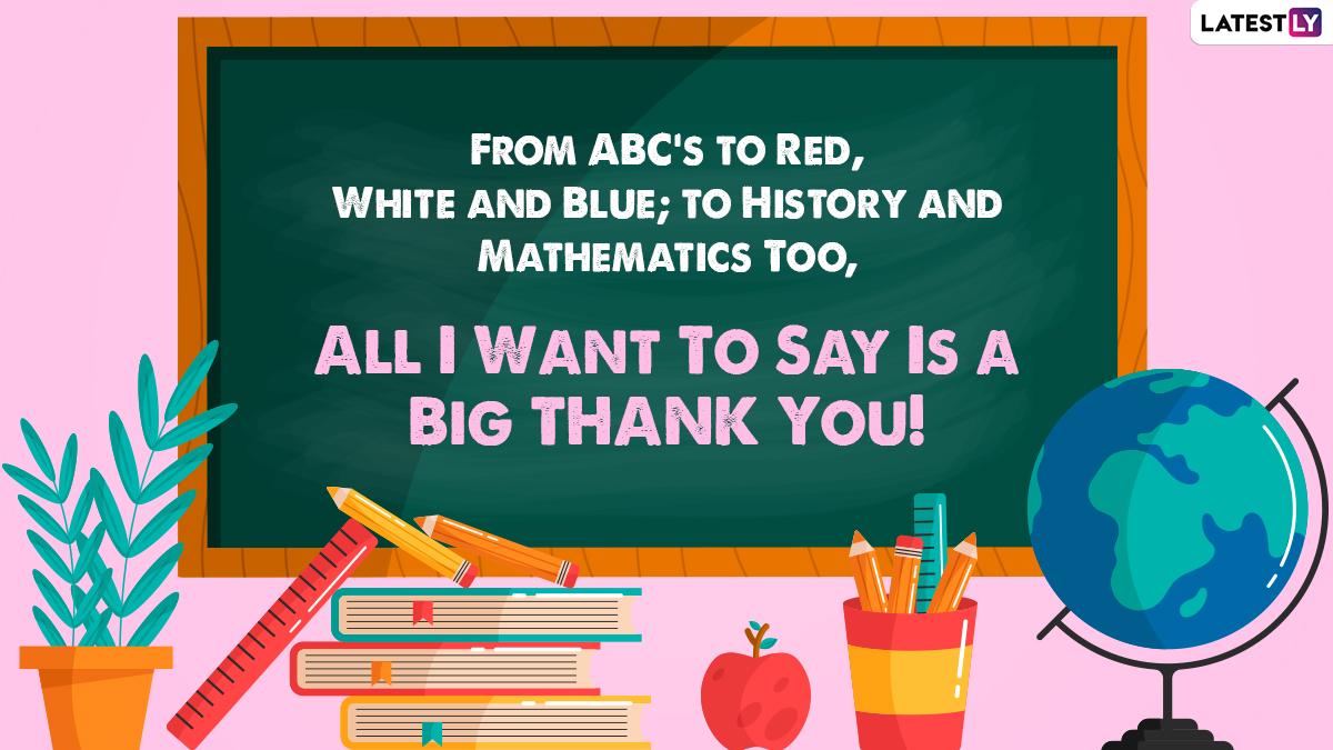 Thank You Teacher Wallpapers - Top Free Thank You Teacher Backgrounds ...