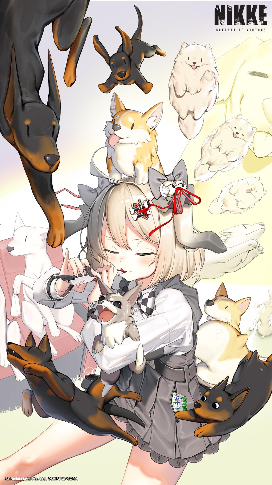 1080x1920 GODDESS OF VICTORY: NIKKE - 【Mobile Wallpaper】 It's National Puppy Day today!