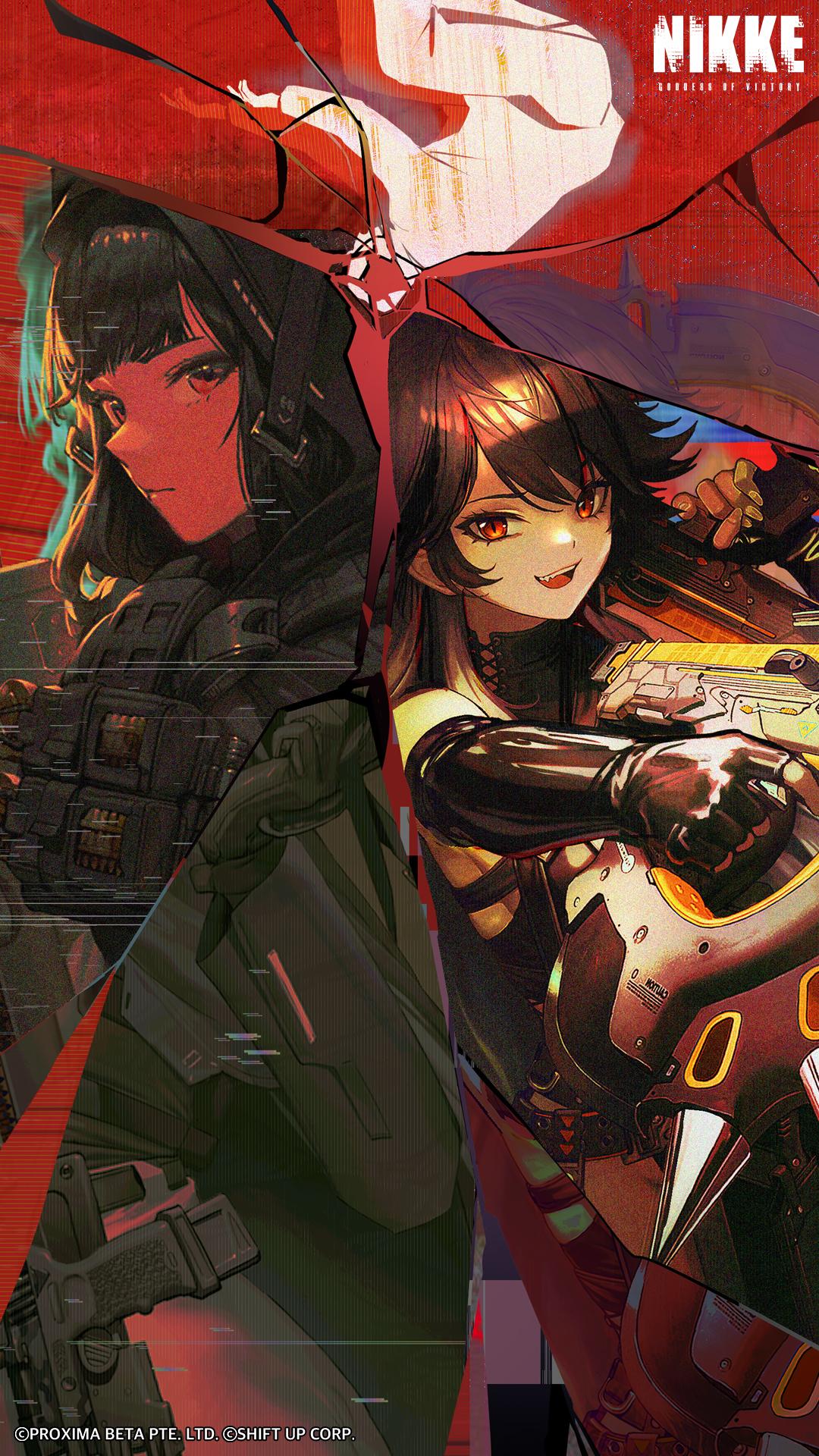 1080x1920 GODDESS OF VICTORY: NIKKE - 【Mobile Wallpaper Distribution】 We are distributing a wallpaper of D&amp;K to all Commanders Feel free to save and use it as you like! #NIKKE