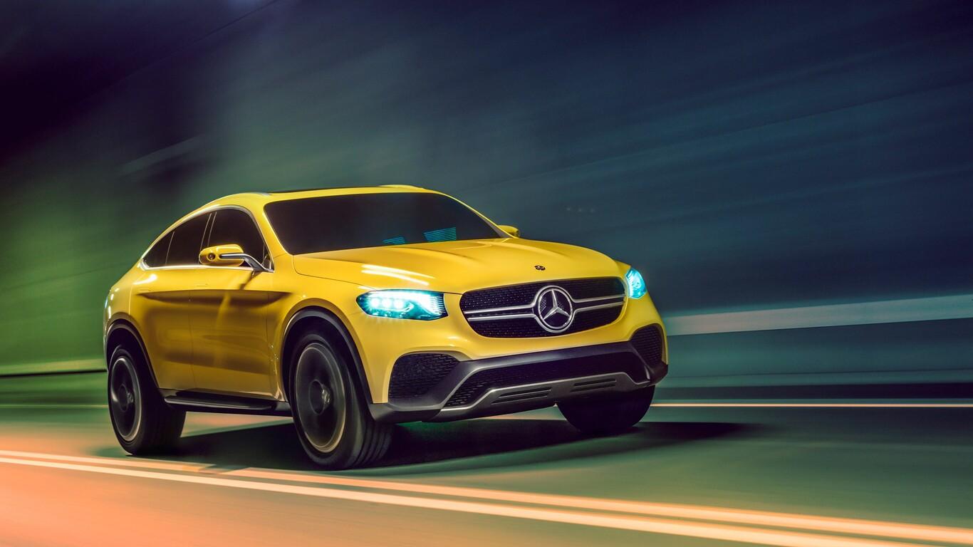 1366x768 Mercedes Benz GLC Coupe Concept 1366x768 Resolution HD 4k Wallpaper, Image, Background, Photo and Picture