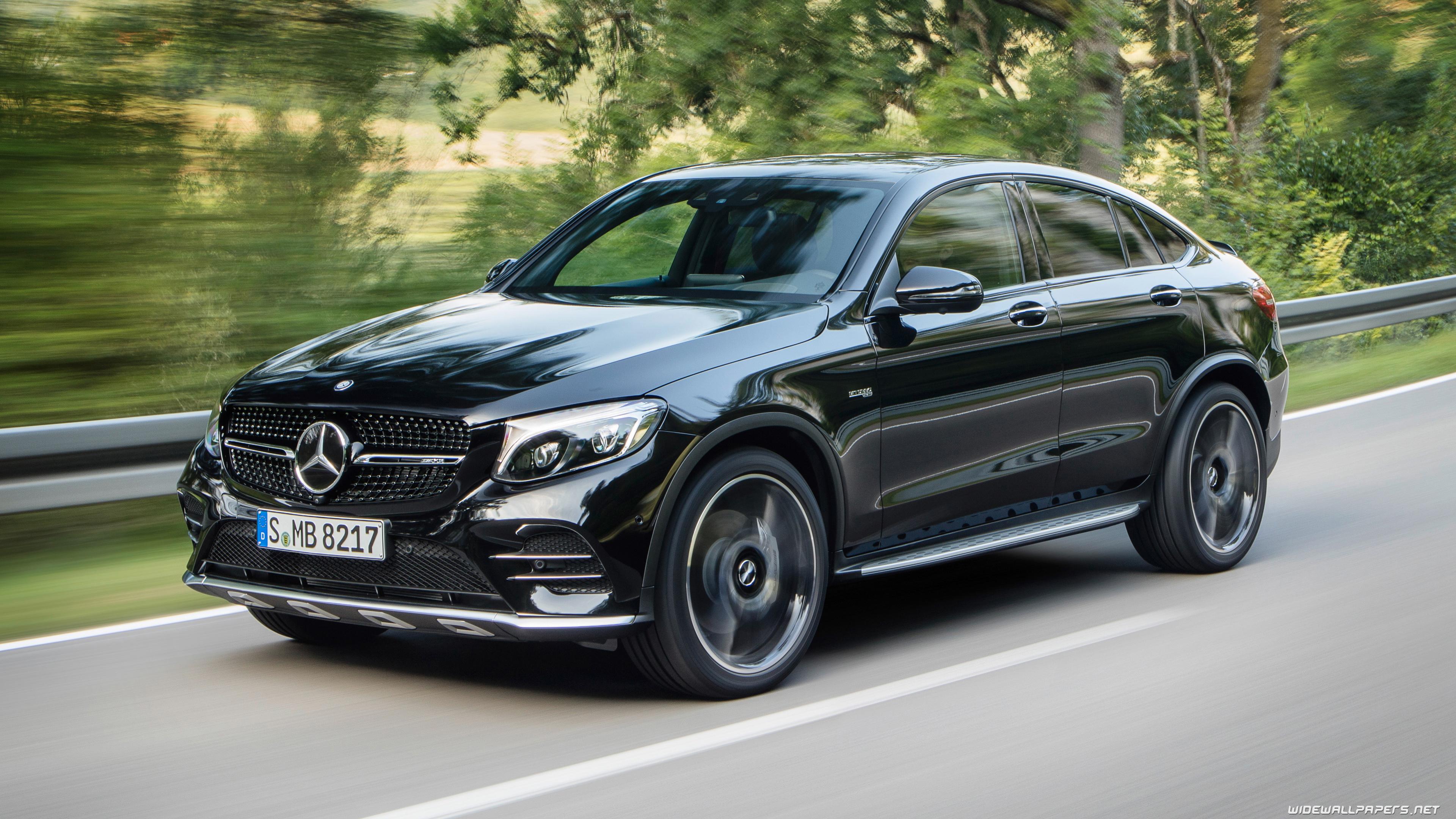 3840x2160 Mercedes Benz GLC Class Coupe Cars Desktop Wallpaper 4K Ultra HD