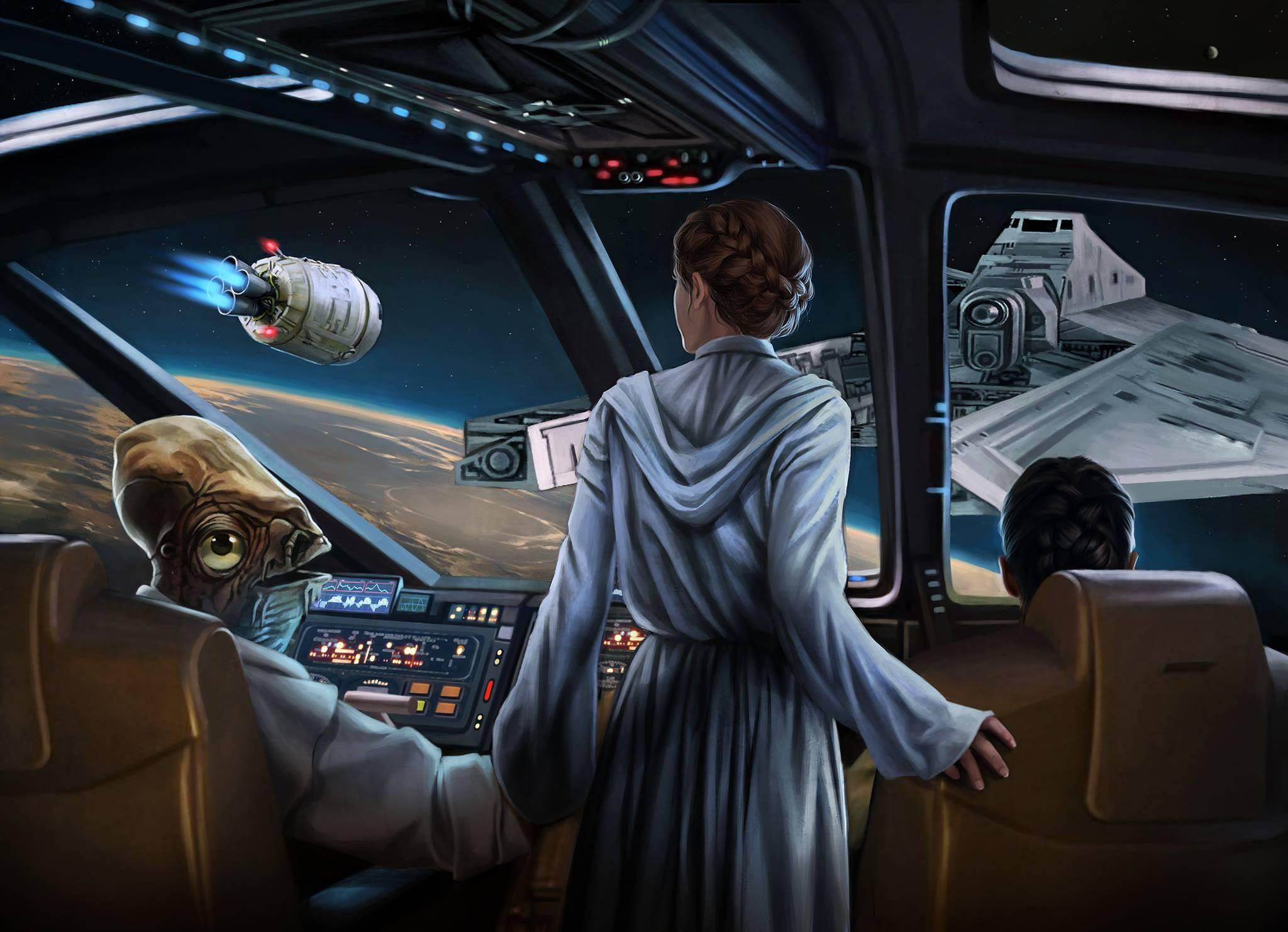 2048x1483 Princess Leia, Star Wars, Admiral Ackbar, science fiction, Leia Organa Gallery HD Wallpaper
