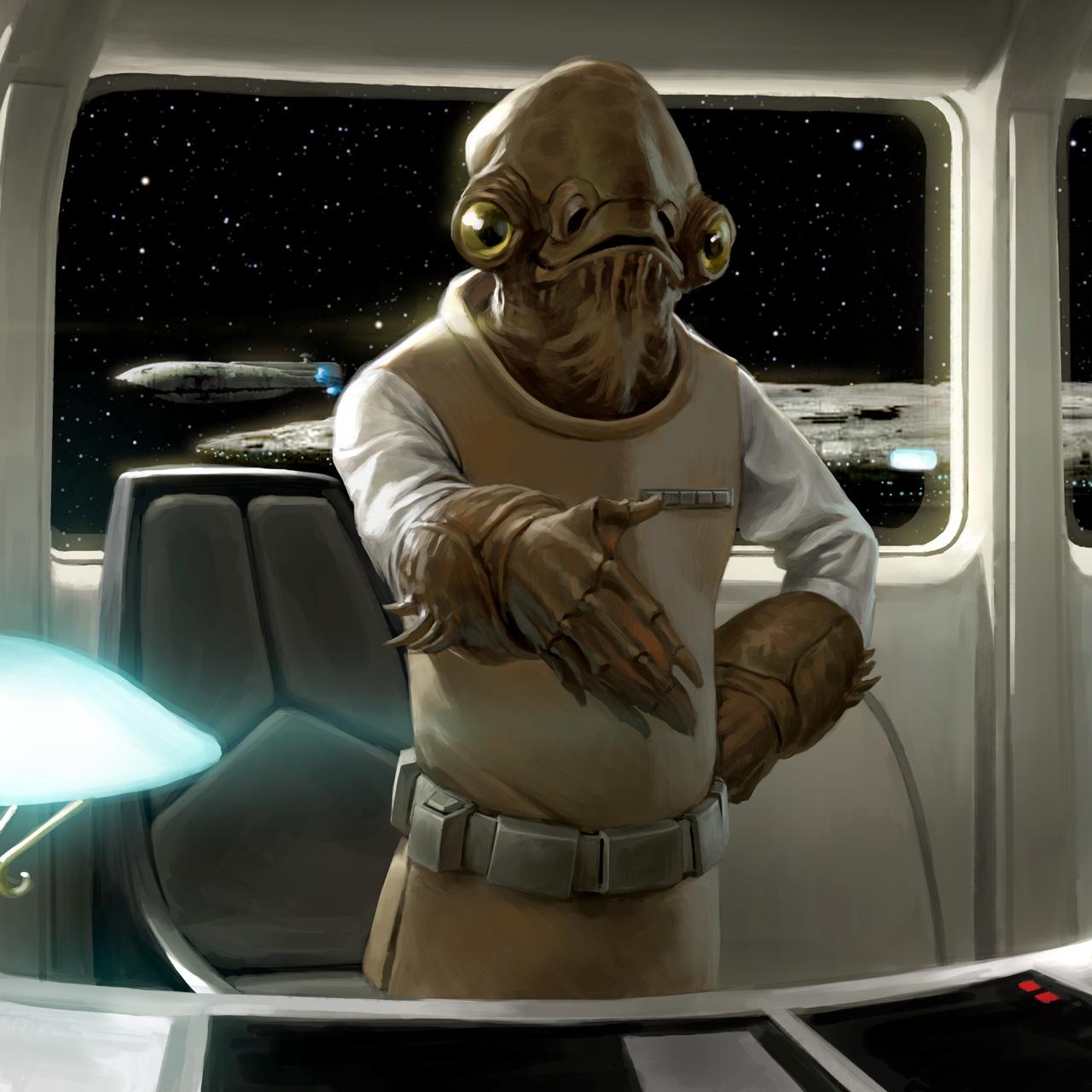 1280x1280 Admiral Ackbar. Star wars canon, Star wars image, Star wars droids