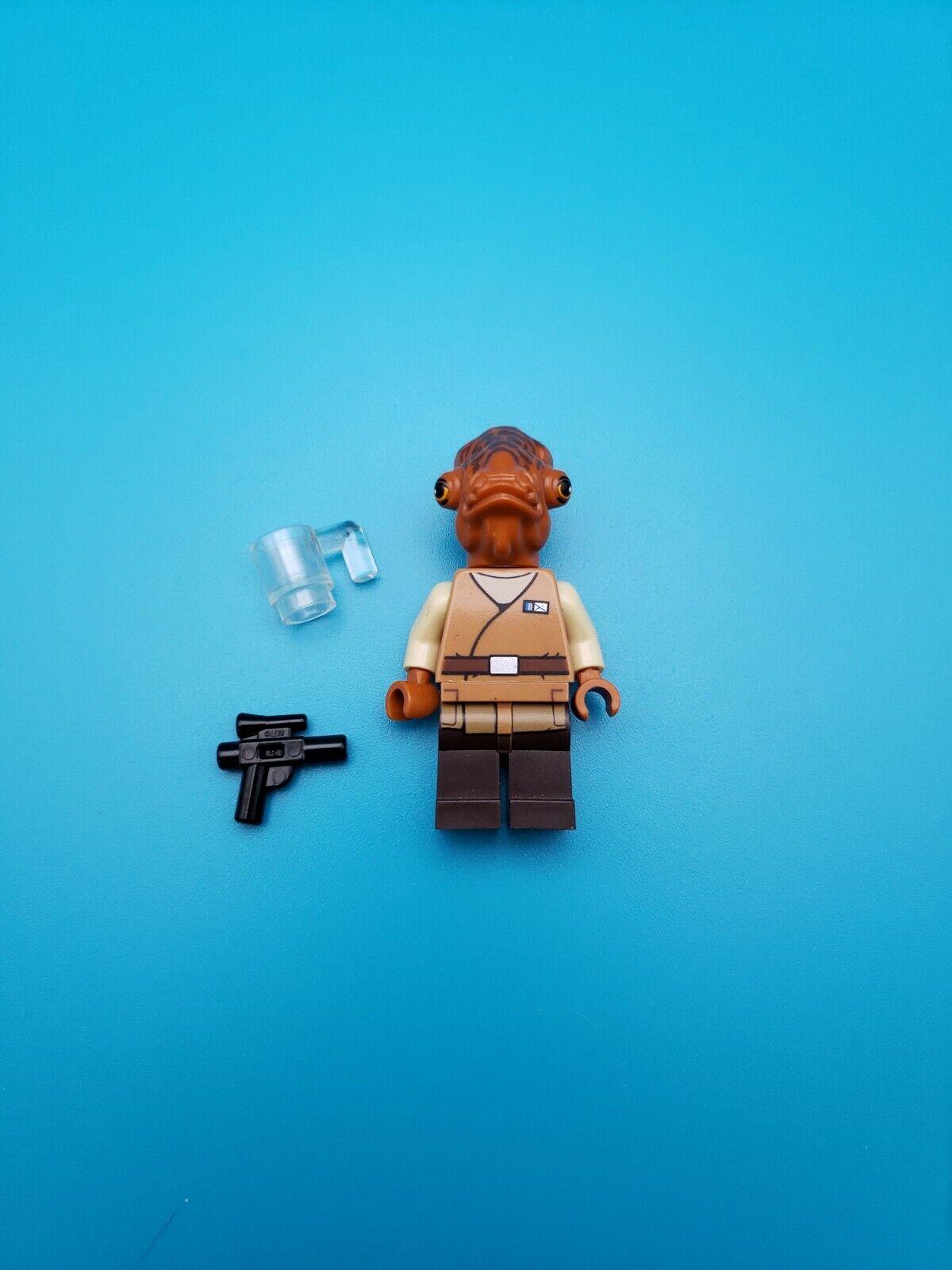 1200x1600 Lego Star Wars Minifigure Mon Calamari Rebel Admiral Ackbar, Blaster, Cup 75140!