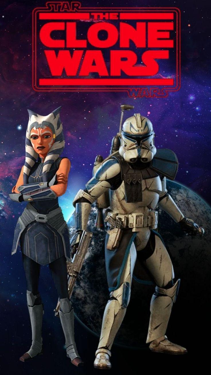 736x1309 Ahsoka and Rex Season 7 I phone wallpaper made by me. Admiral ackbar, Clone wars, Ahsoka