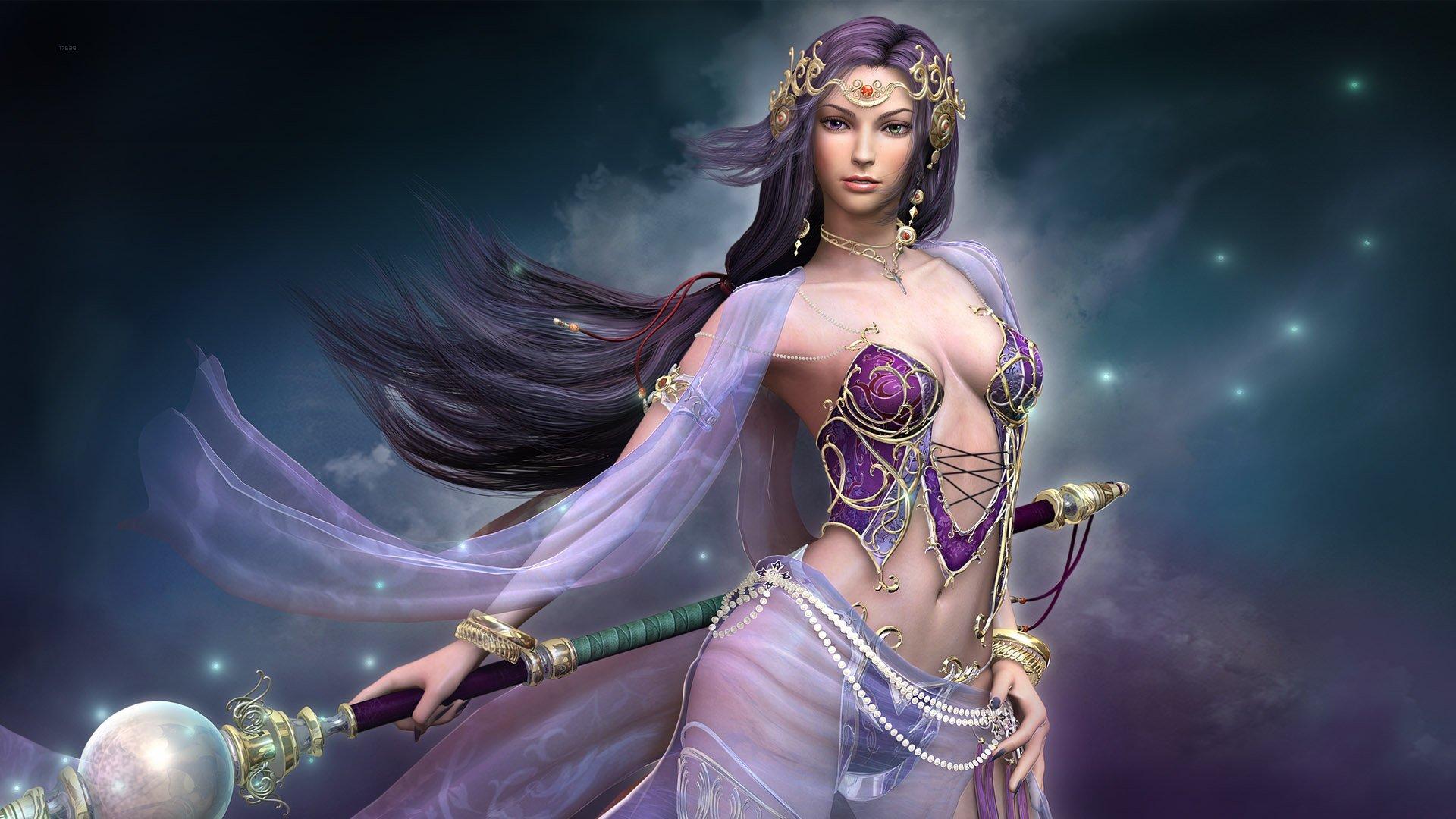 1920x1080 Fantasy Woman HD wallpaper