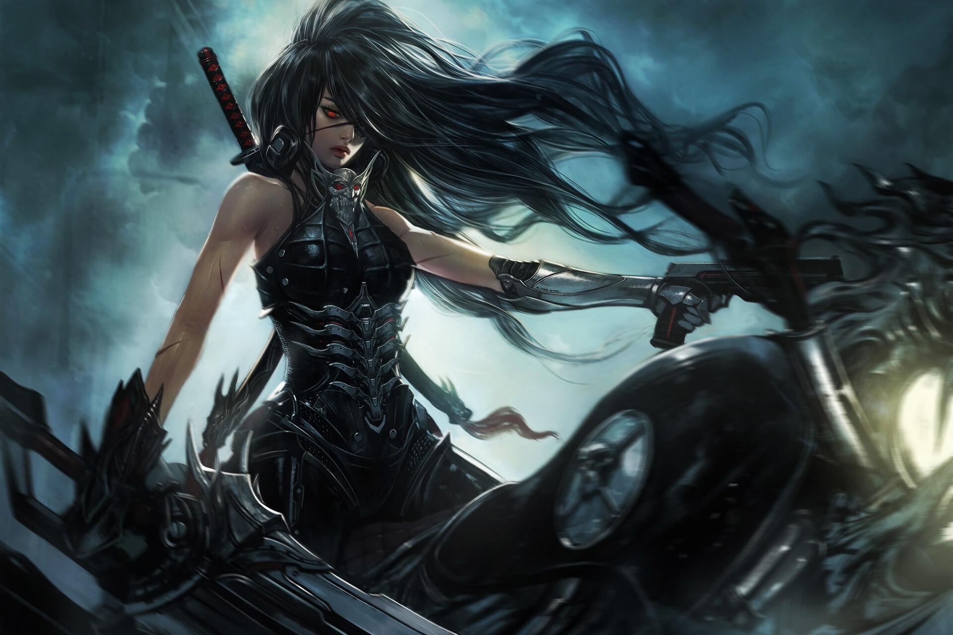 1920x1280 Fantasy Women Warrior HD Wallpaper By Lee Jung Myung