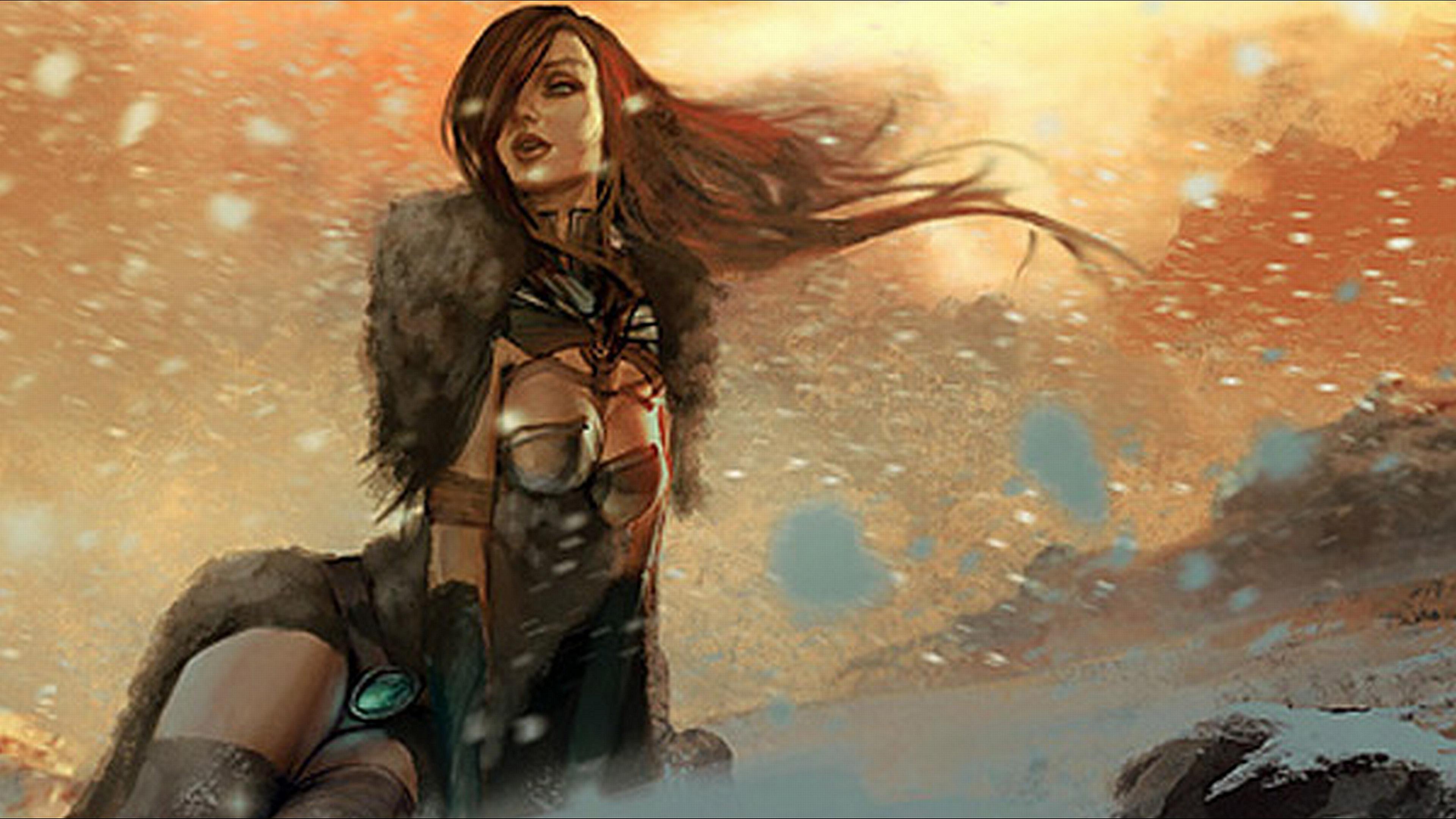 3840x2160 Fantasy Women 4k Ultra HD Wallpaper