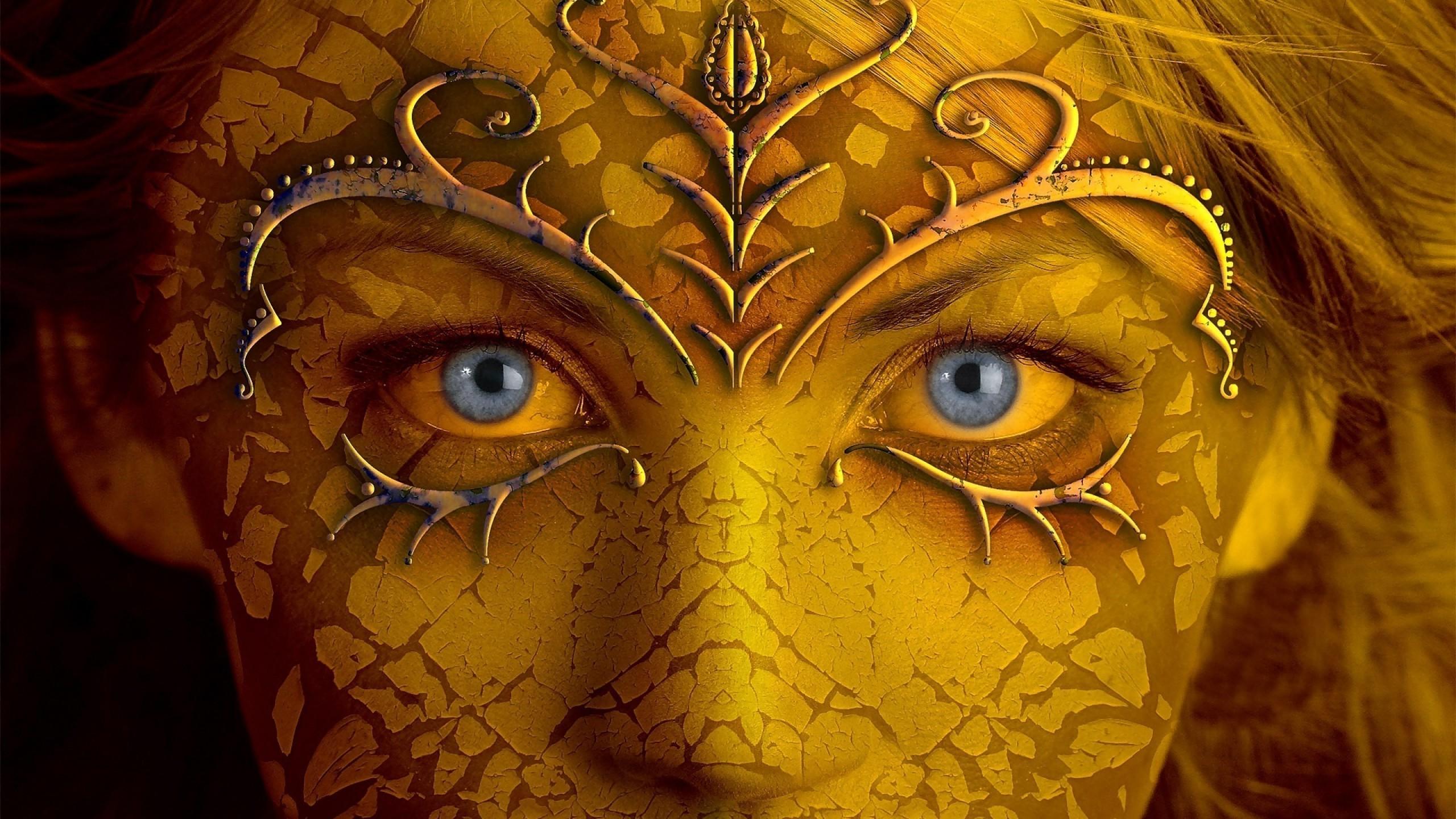 2560x1440 women fantasy art HD wallpaper, background
