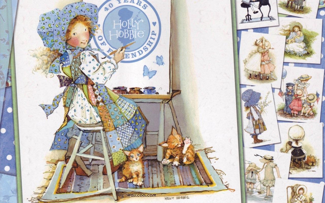 1280x800 Holly Hobbie Cute Little Girl Hand Painted Wallpaper Wallpaper Download Hobbie Cute Little Girl Hand Painted Wallpaper Wallpaper Wallpaper Site