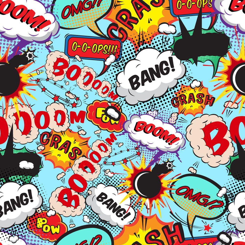 1000x1000 Photo Wallpaper. Comic Speech Bubbles Wall Mural