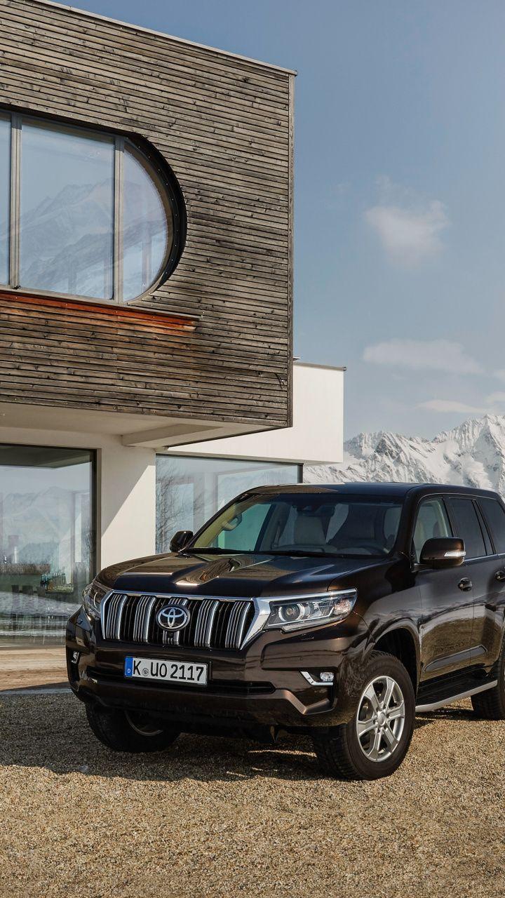 720x1280 Toyota Land Cruiser, black, SUV, 720x1280 wallpaper. Toyota land cruiser prado, Land cruiser, Toyota land cruiser