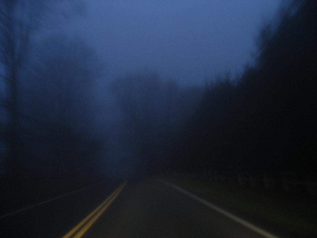 1024x768 Dark fog. It was a dark and foggy night.. . Taken with the