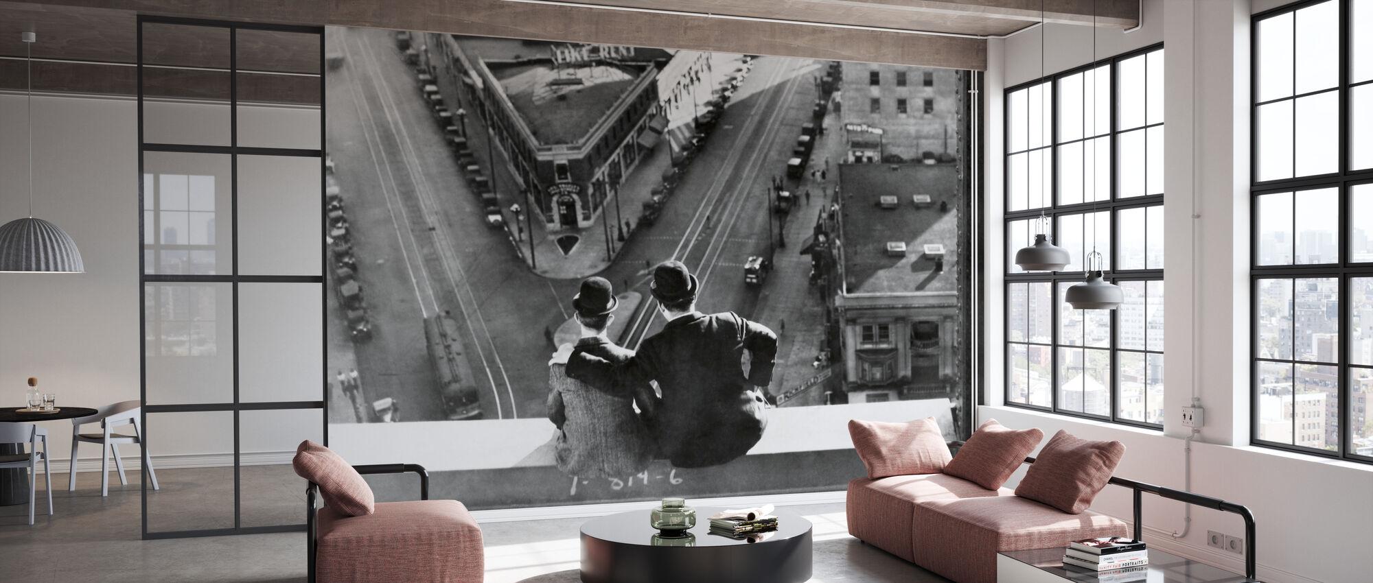 2000x850 Oliver Hardy and Stan Laurel in Liberty