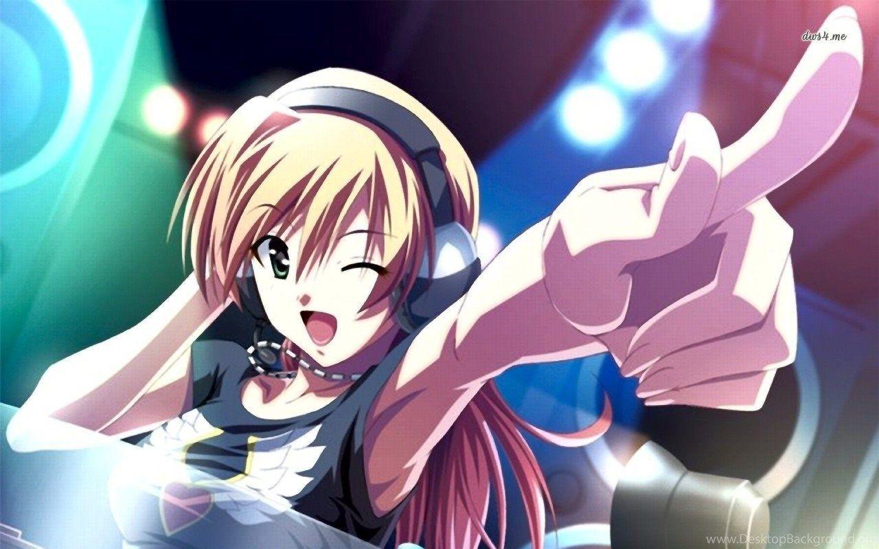 1280x800 HD DJ Anime Wallpaper