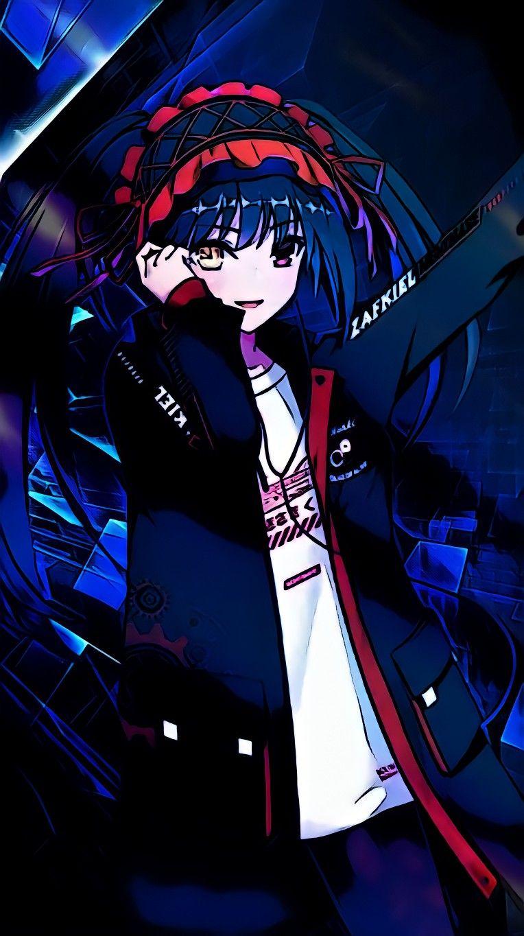 764x1364 Kurumi Tokisaki DJ. Gadis animasi, Gadis anime, Gambar tokoh