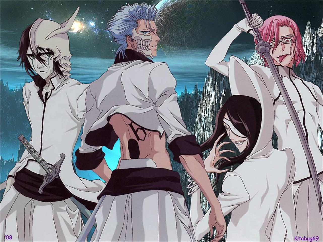 1281x961 Nnoitra Gilga Grimmjow Jaegerjaquez Ulquiorra Cifer Szayelaporro Granz Wallpaper:1281x961