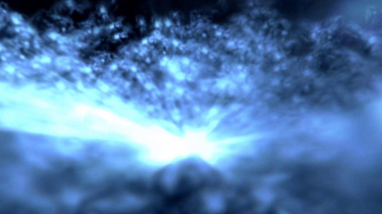1280x720 4K BLUE Cinematic Moving Background Rays Storm Clouds #AAVFX Live Wallpaper