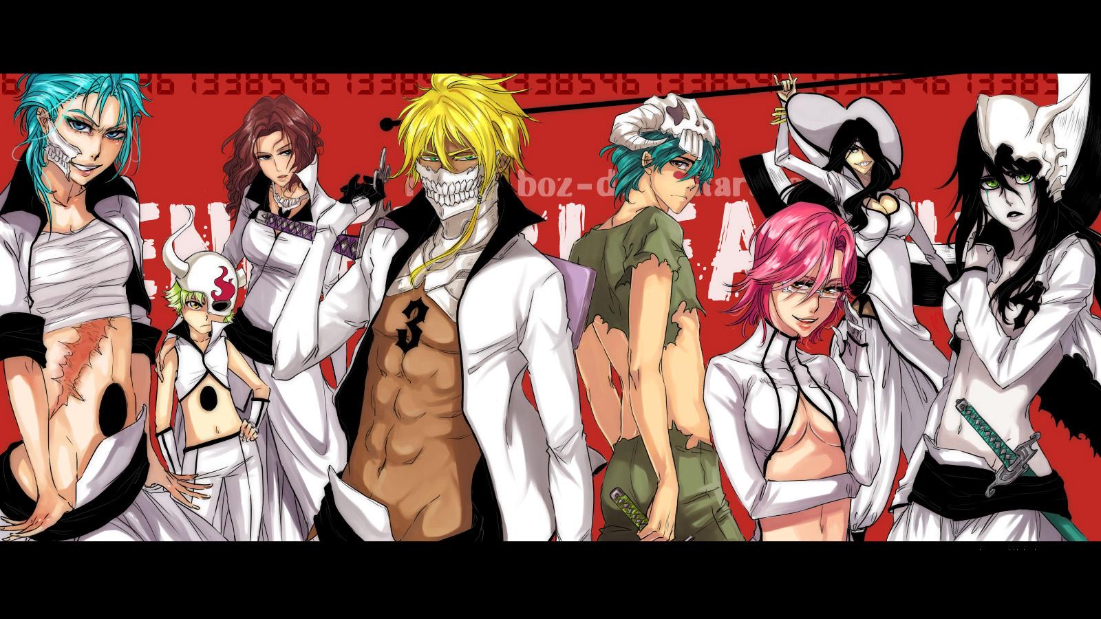1600x900 Coyote Starrk Grimmjow Jaegerjaquez Lilynette Gingerback Nelliel Tu Odelschwanck Nnoitra Gilga Szaye Wallpaper:1600x900