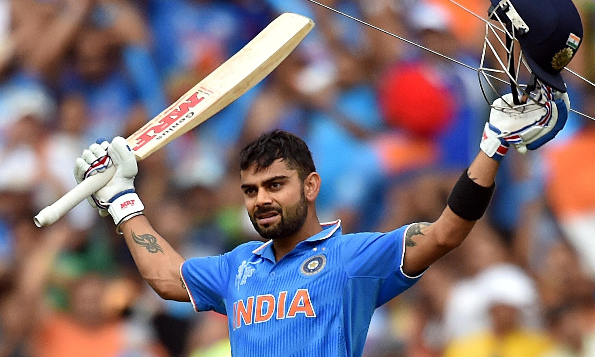 2060x1236 Batsman Virat Kohli in ODI Match Wallpaper