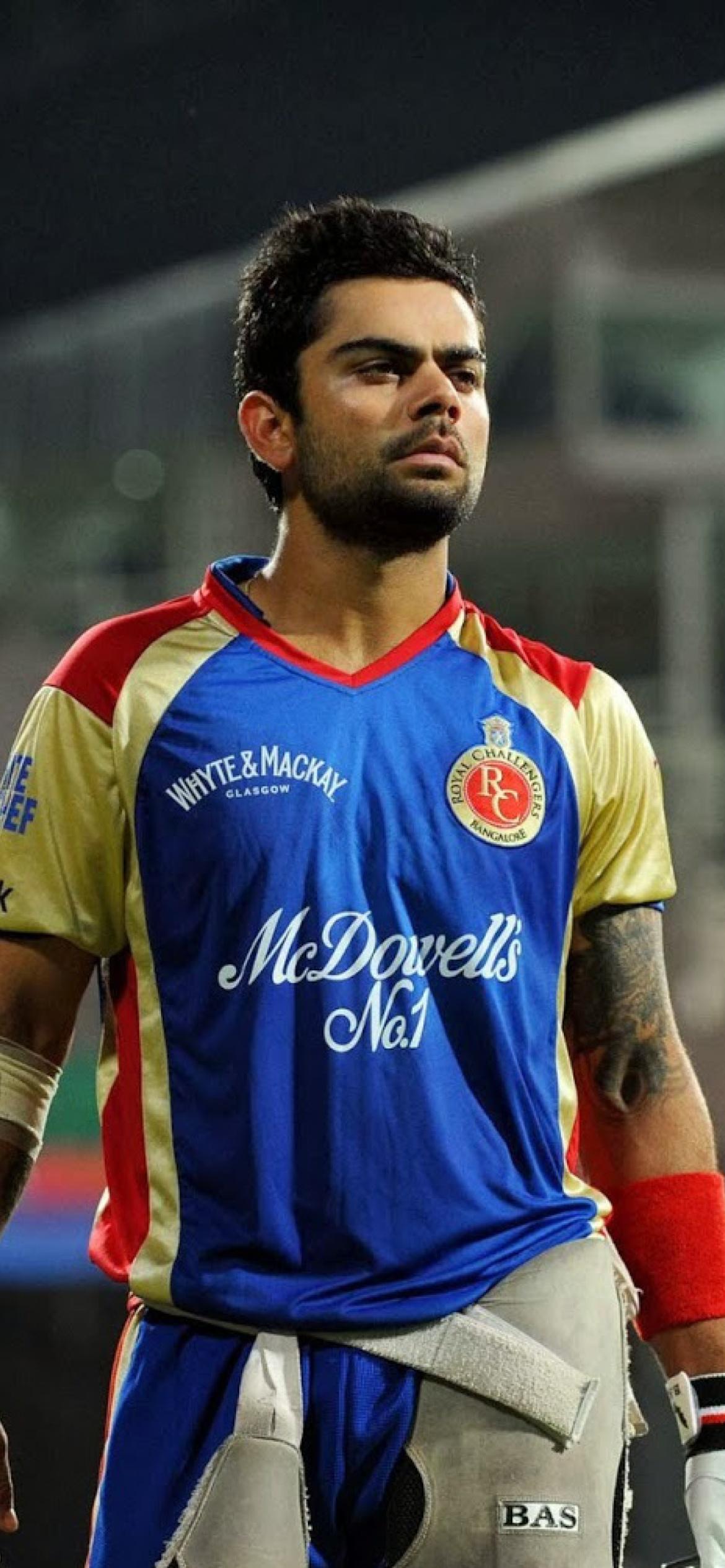 1170x2532 Virat Kohli in India Cricket HD Wallpaper for iPhone 11