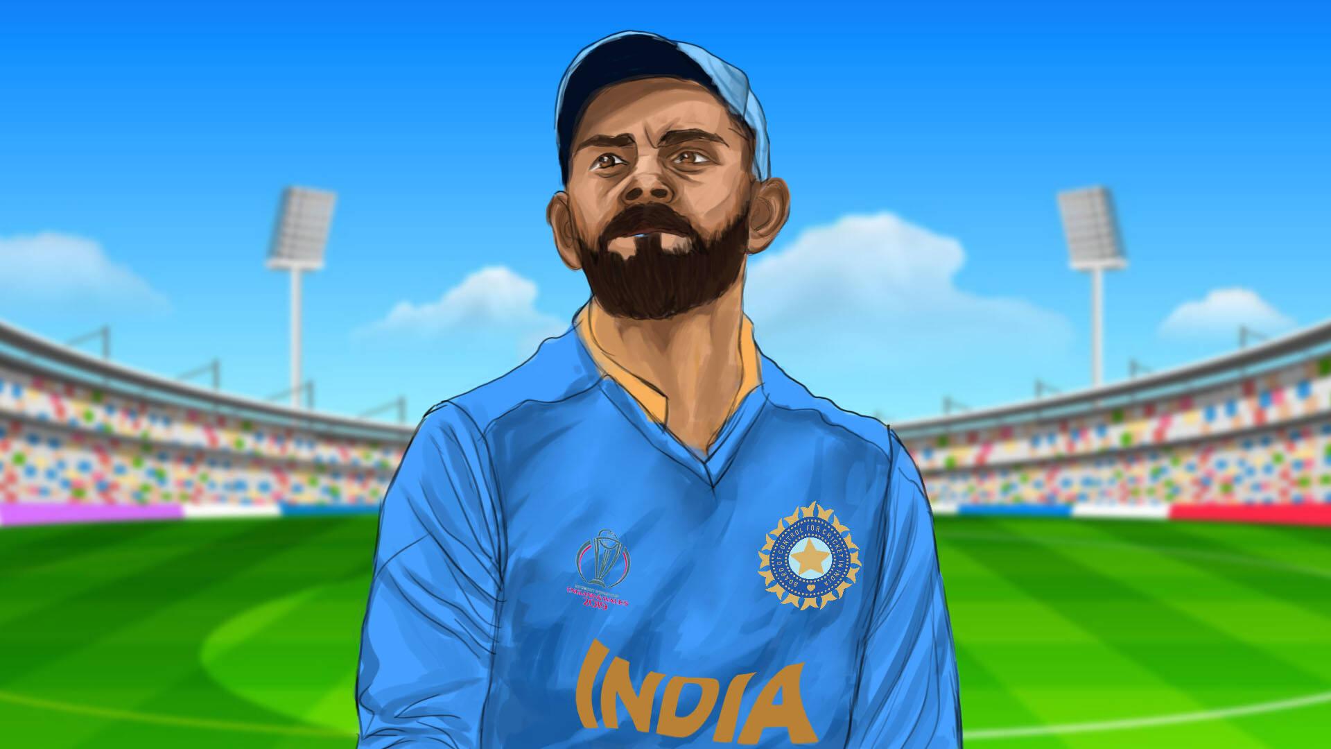 1920x1080 Virat Kohli Wallpaper for FREE
