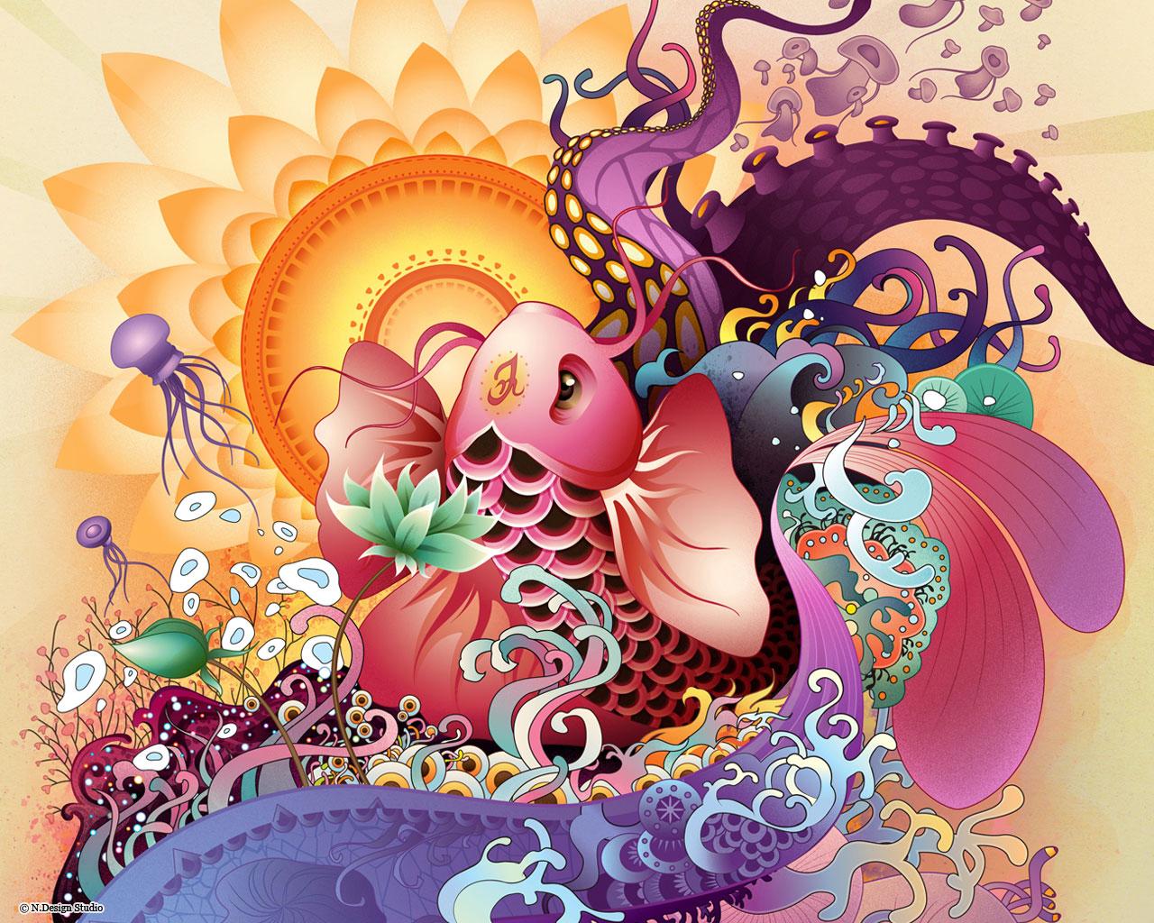1280x1024 Carpa Wallpaper