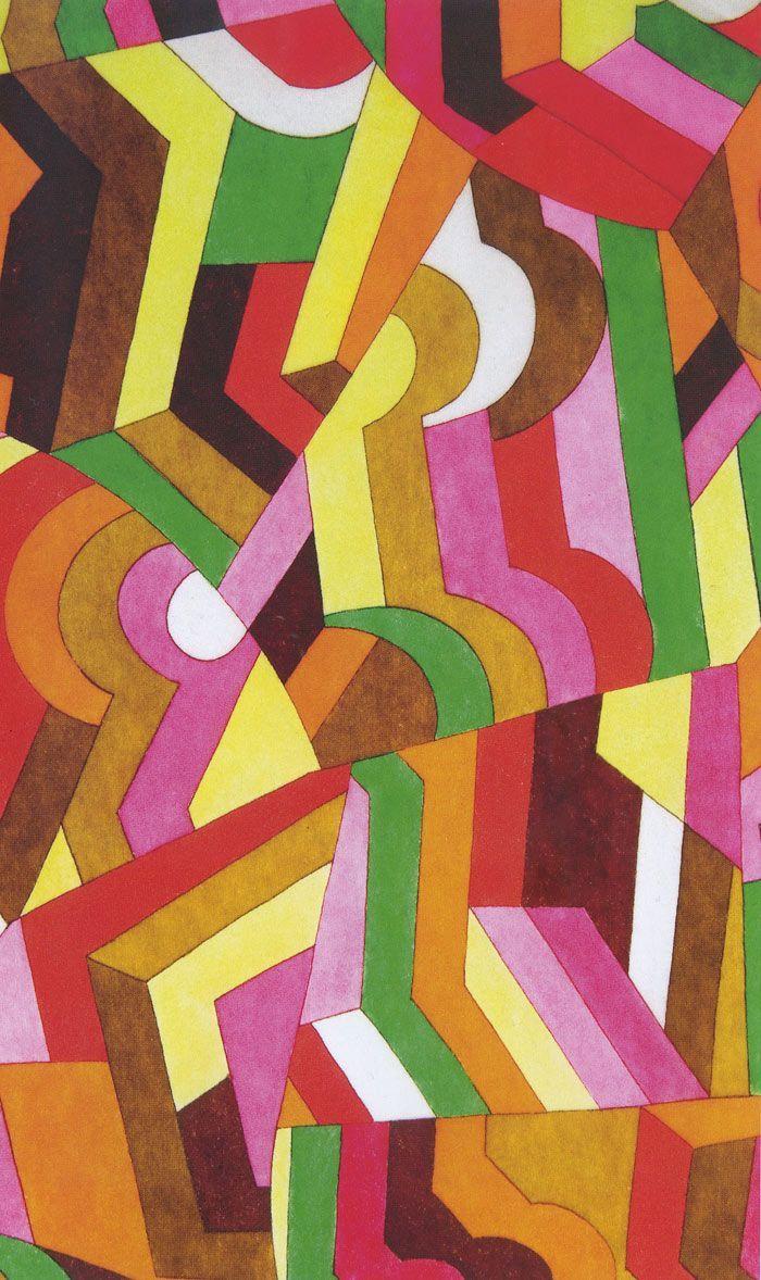 700x1178 AM on The Present Tense: Colourful Fashion Prints from the 60s