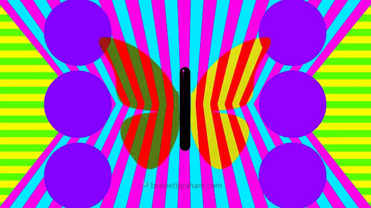 1280x720 Psychedelic '60s Stage Backdrop