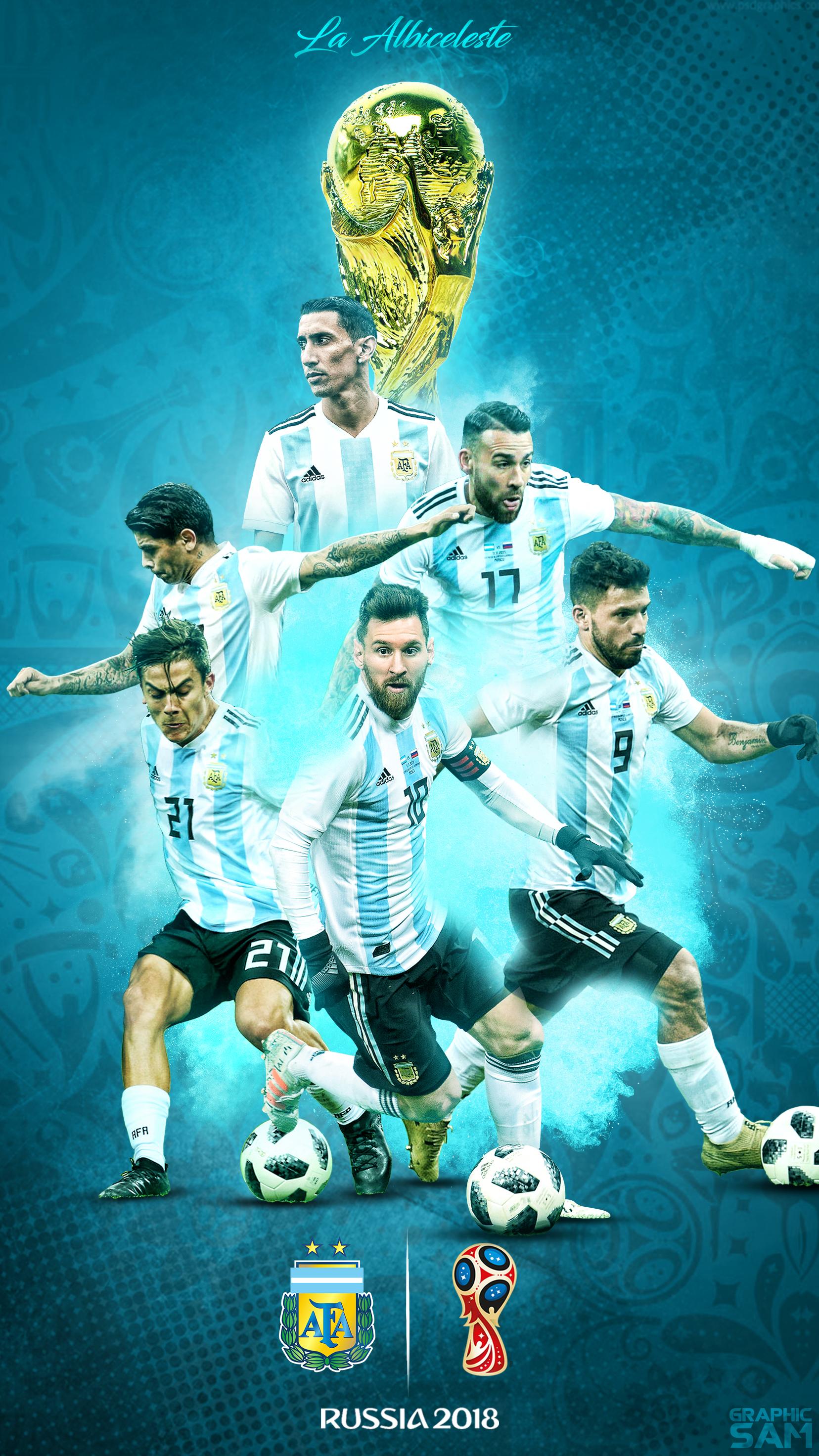 1656x2944 Messi World Cup Wallpaper
