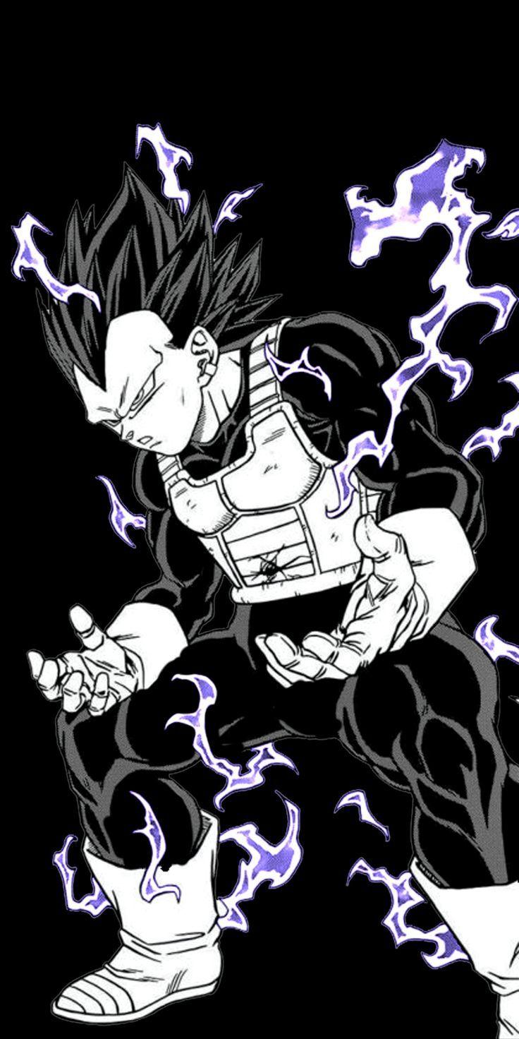 736x1472 Vegeta New Form B W And Purple. Mangá Dbz, Anime, Desenhos De Anime