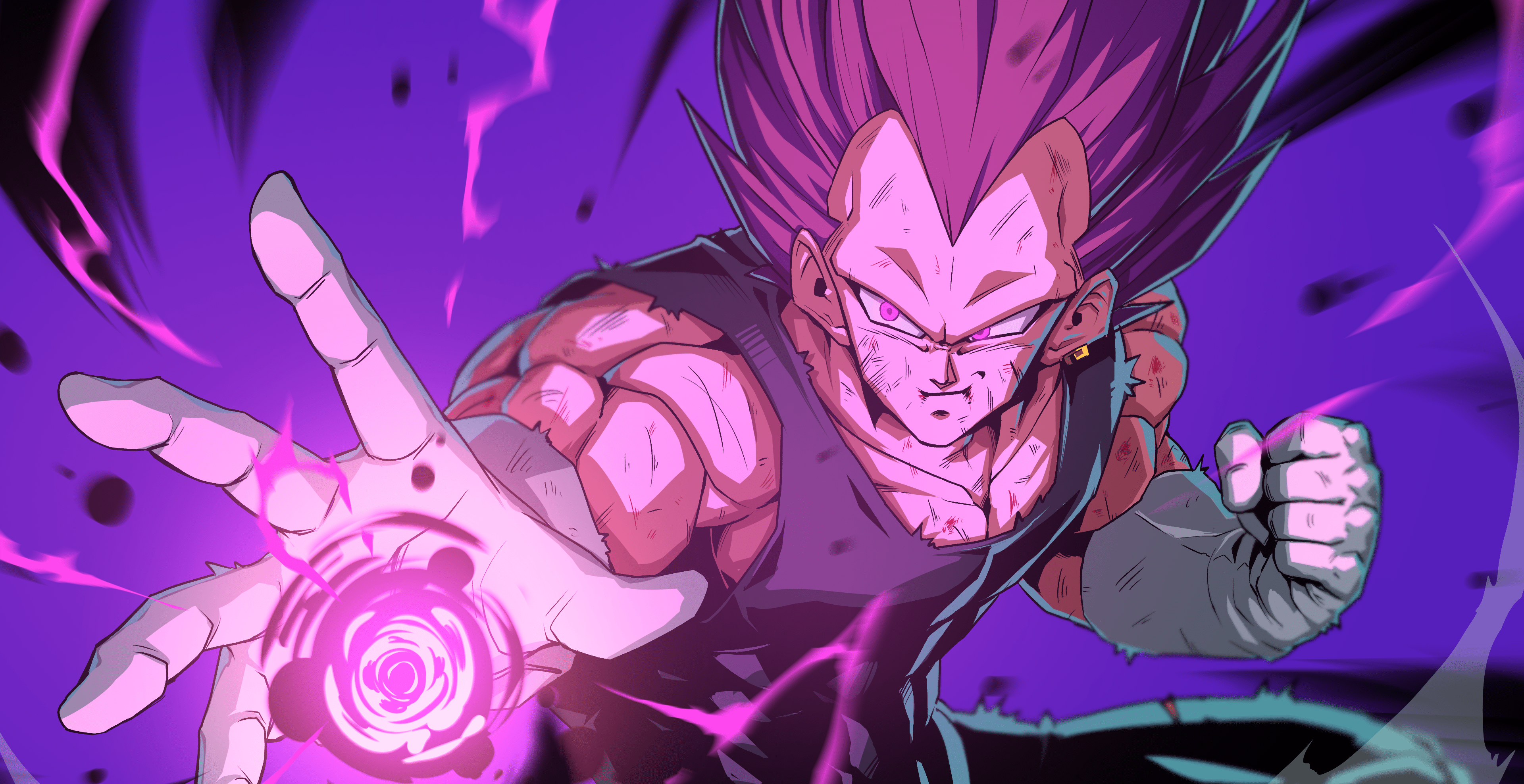 3840x1976 Ultra Ego Vegeta: Stunning HD Wallpaper