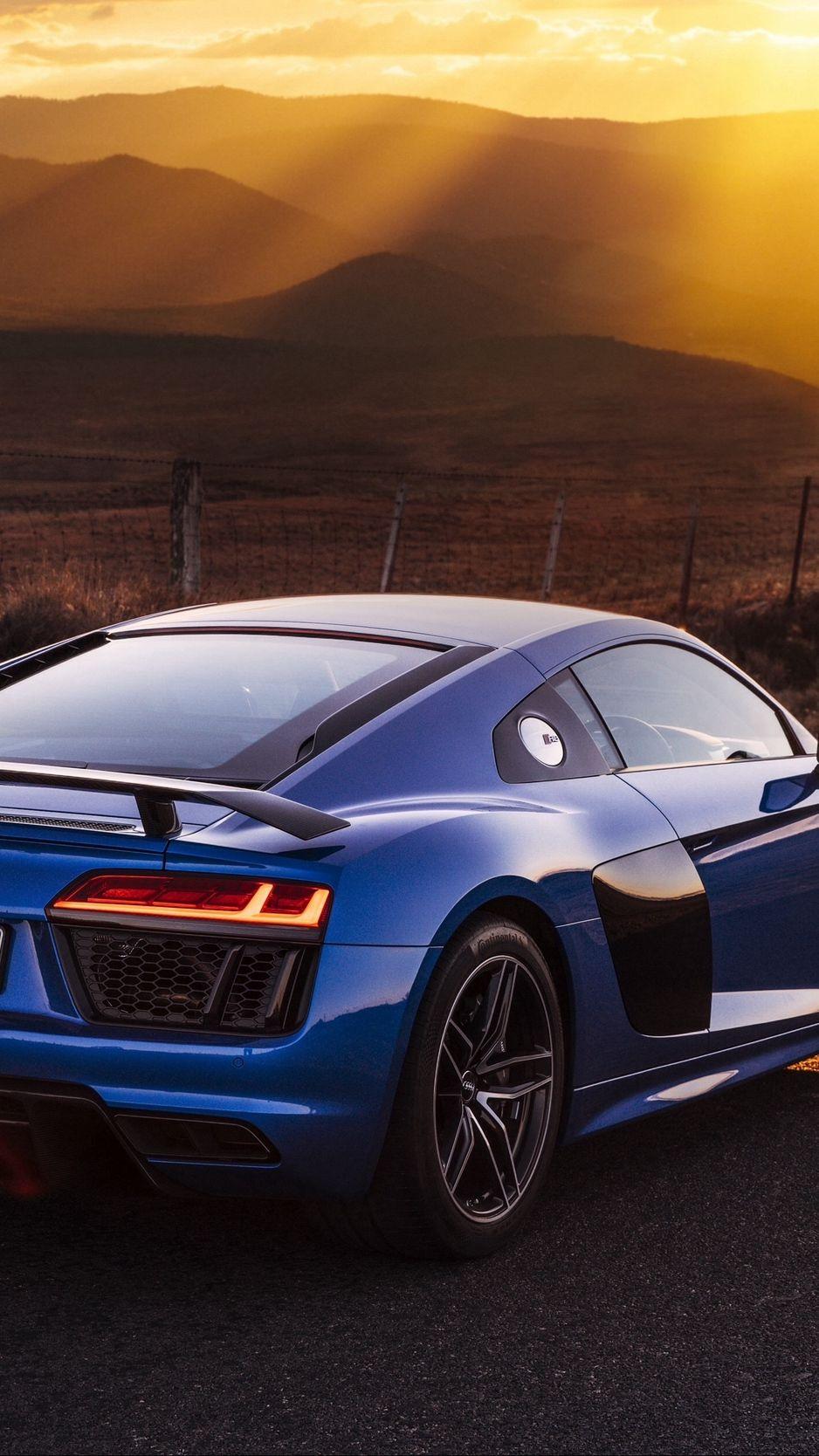 938x1668 Download wallpaper 938x1668 audi, r v blue, side view iphone 8