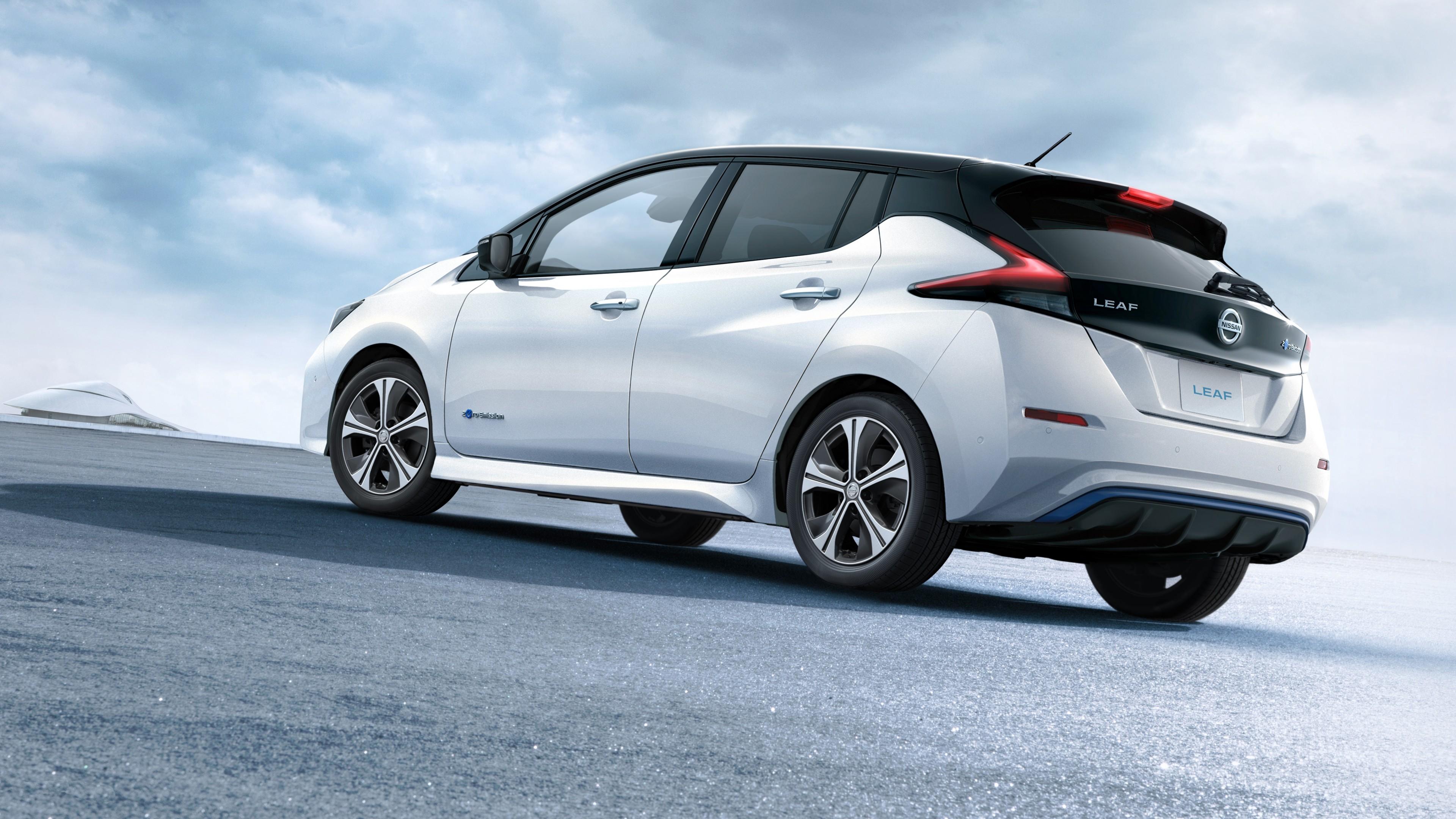 3840x2160 Wallpaper / Nissan Leaf, electric car, 4K free download