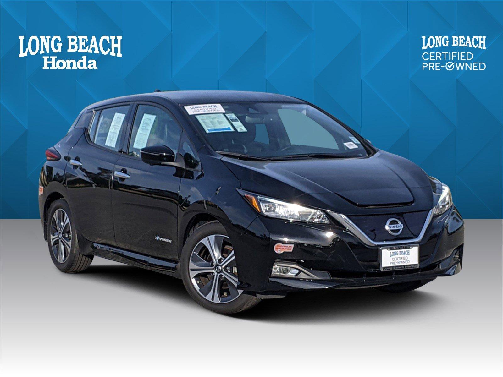 1600x1200 Pre Owned 2019 Nissan LEAF SL Hatchback In Signal Hill #P21948. Long Beach Honda