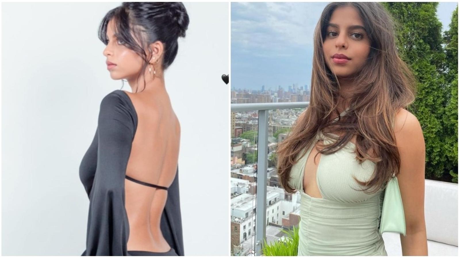 1600x900 Suhana Khan shares glam look from photohoot as she poses in backless dress