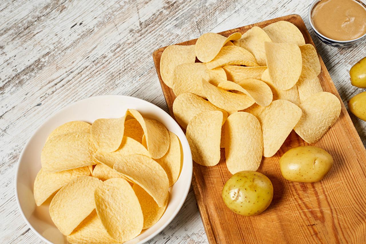 1280x853 Photos Chips Potato Food Cutting board boards