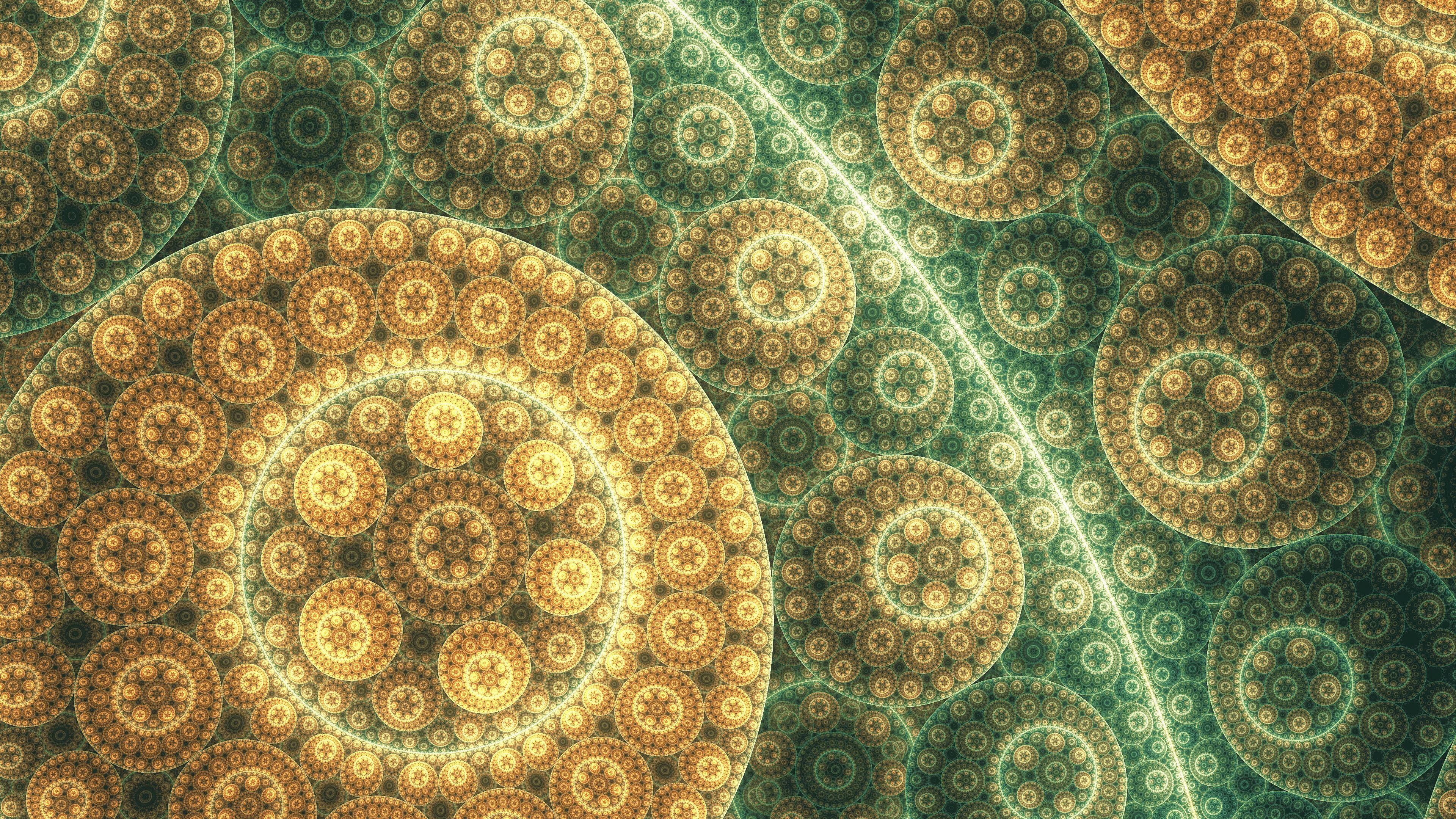 3840x2160 Fractal Art Two UHD 4K Wallpaper