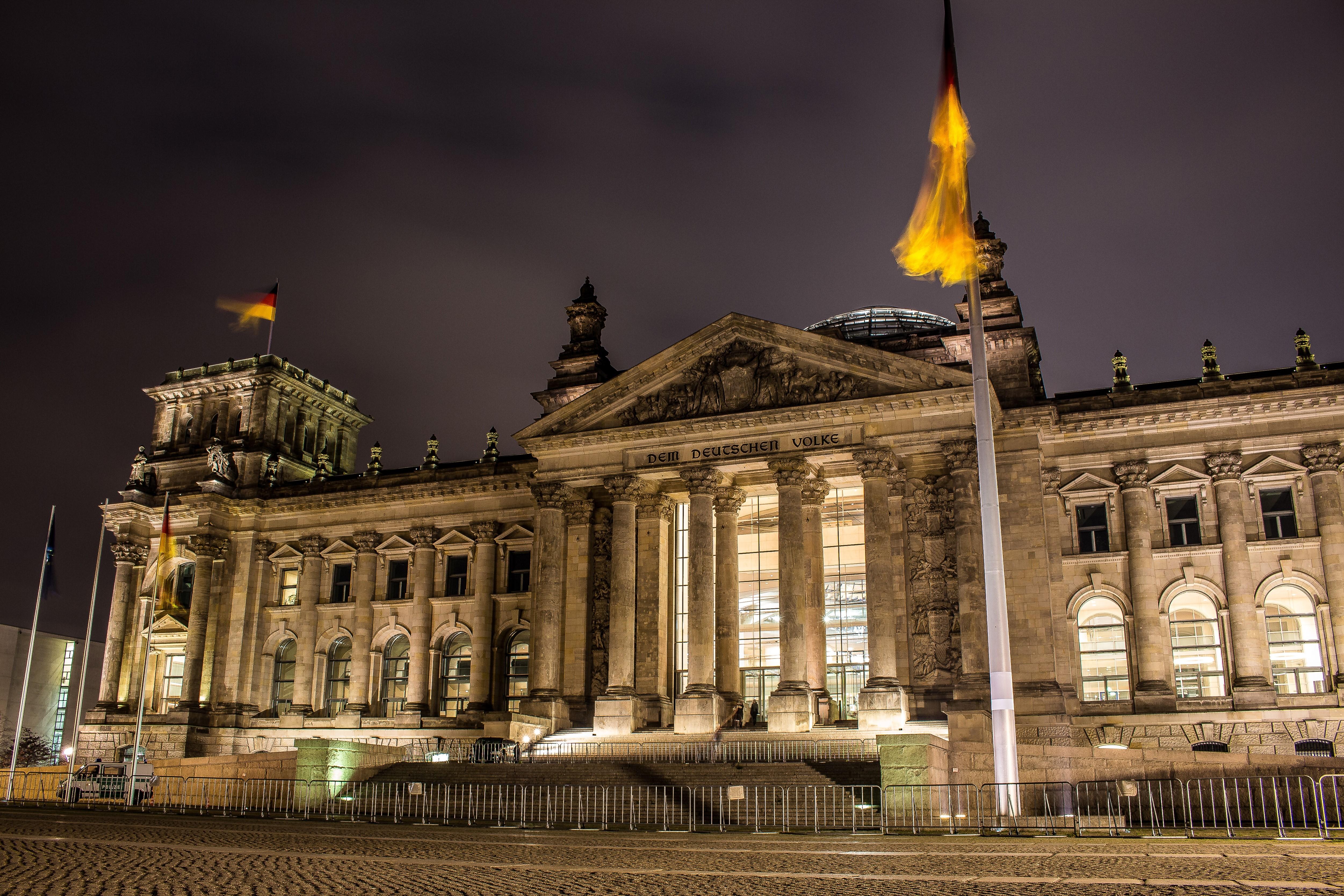 5004x3336 4K, 5K, reichstag, Berlin, Germany, Night Gallery HD Wallpaper