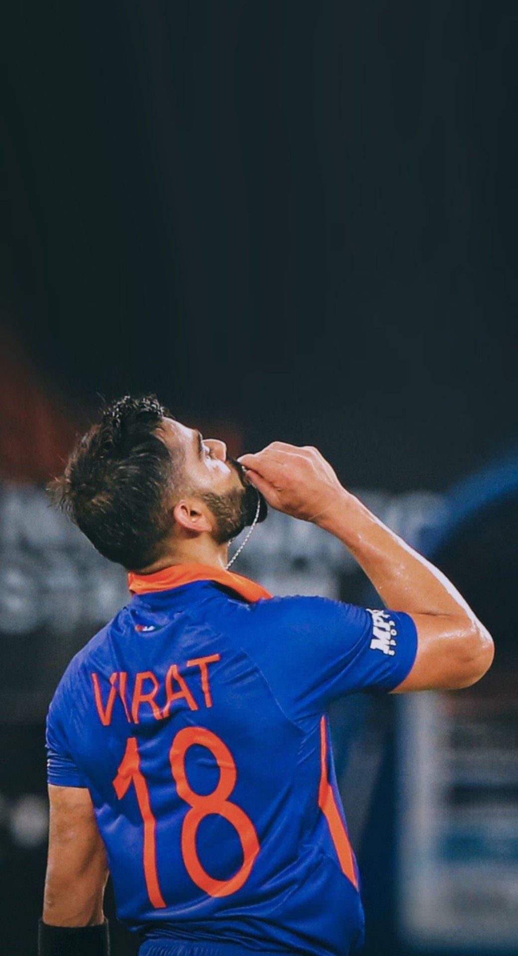 Download RCB Cricket Team Captain Virat Kohli Wallpaper | Wallpapers.com