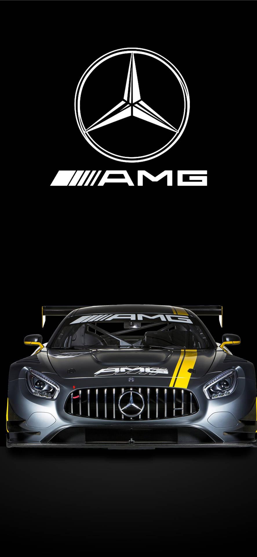 887x1920 Download Black Mercedes Benz Car Amg Gt3 Wallpaper