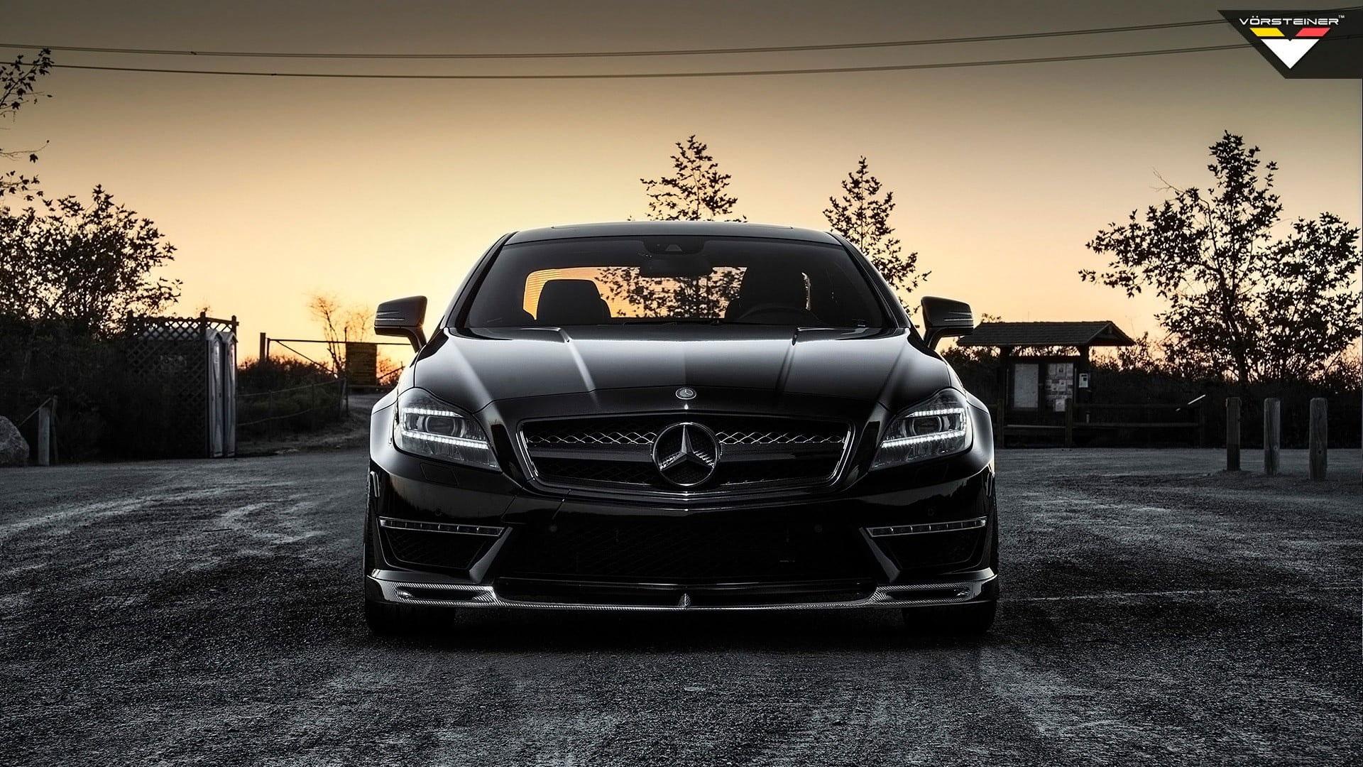 1920x1080 Black Mercedes Benz Car