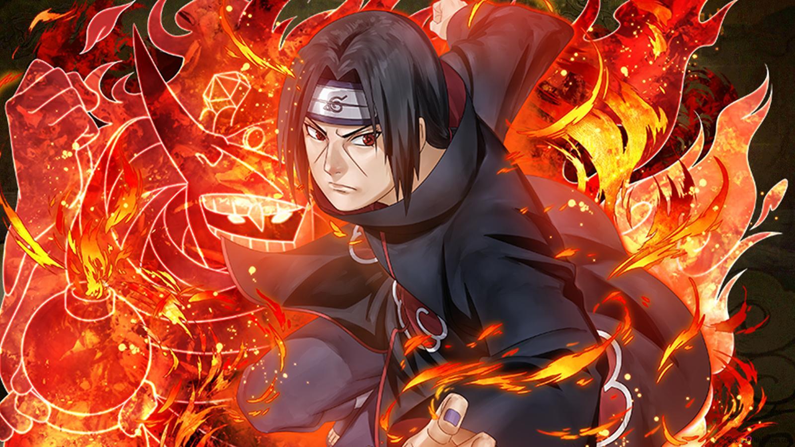 1600x900 Itachi Uchiha from Naruto Shippuden for Desktop HD wallpaper download