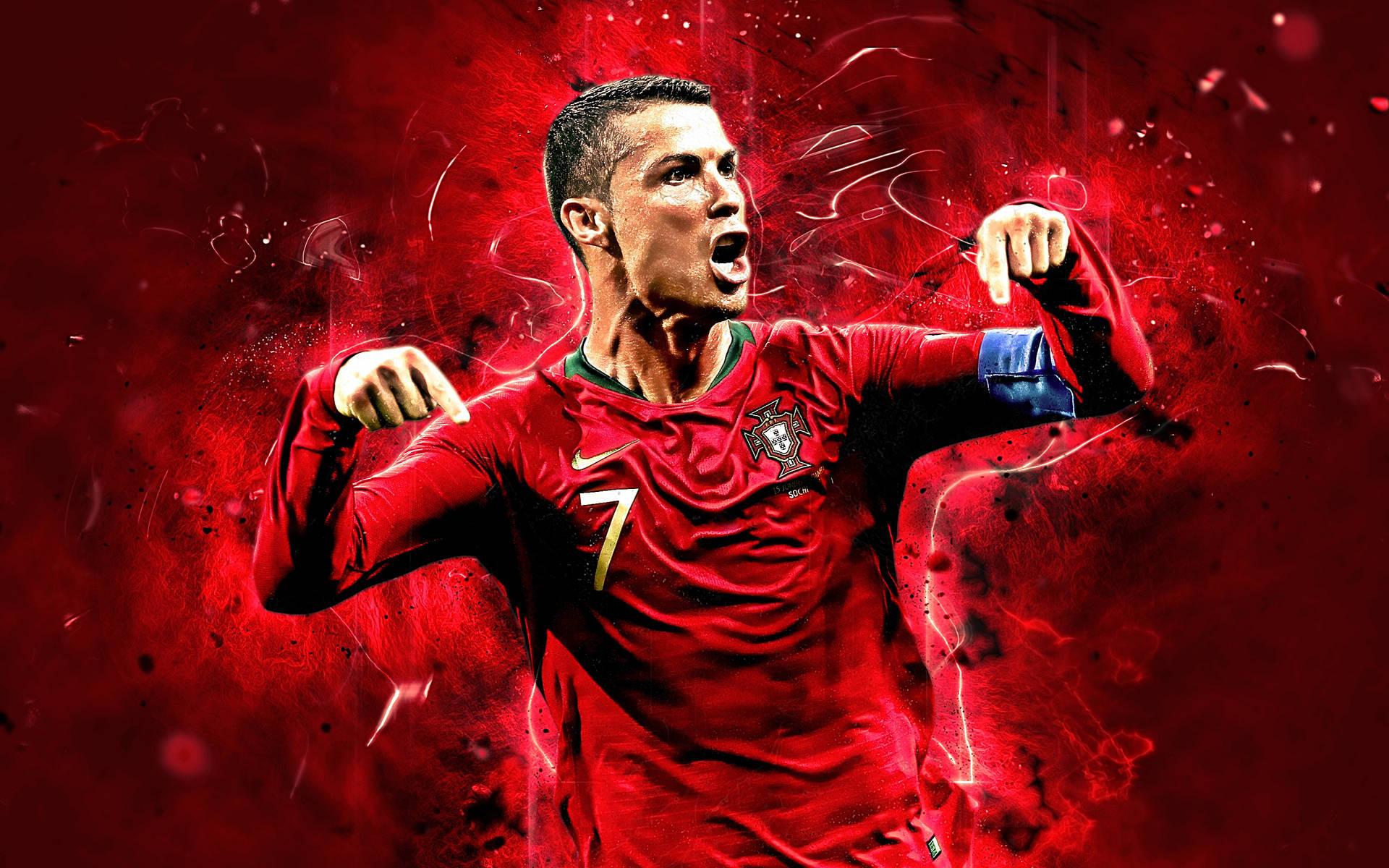 1920x1200 Download Red Poster Cristiano Ronaldo