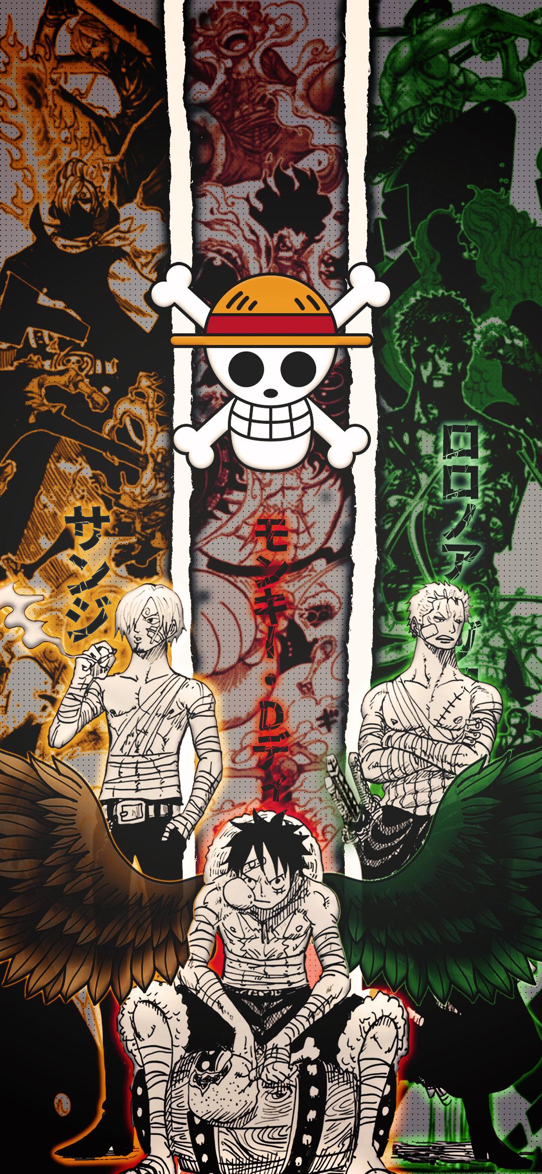 1080x2340 Anime One Piece Phone Wallpaper