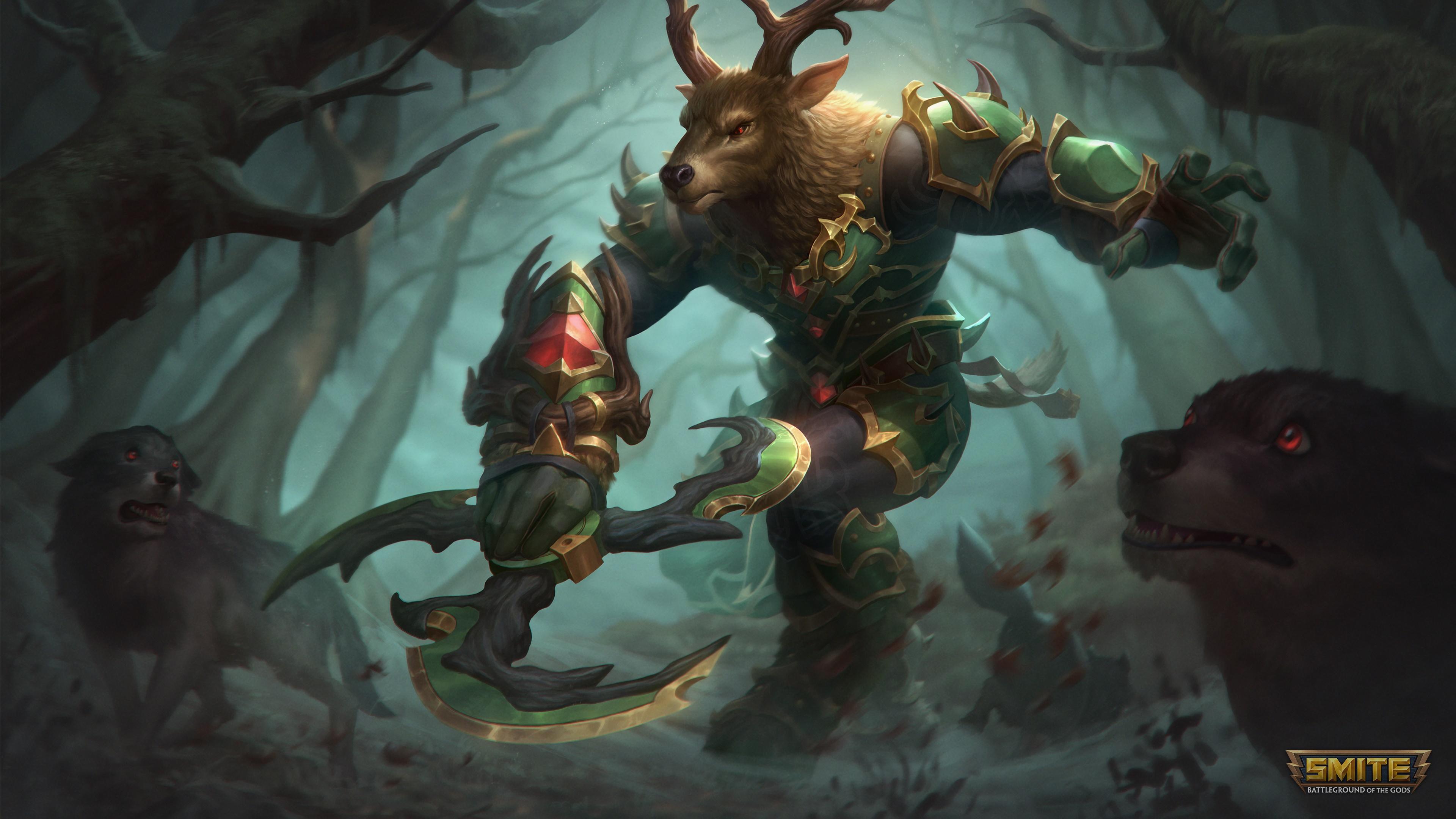 3840x2160 Elken Cernunnos, Cernunnos (Smite) Gallery HD Wallpaper