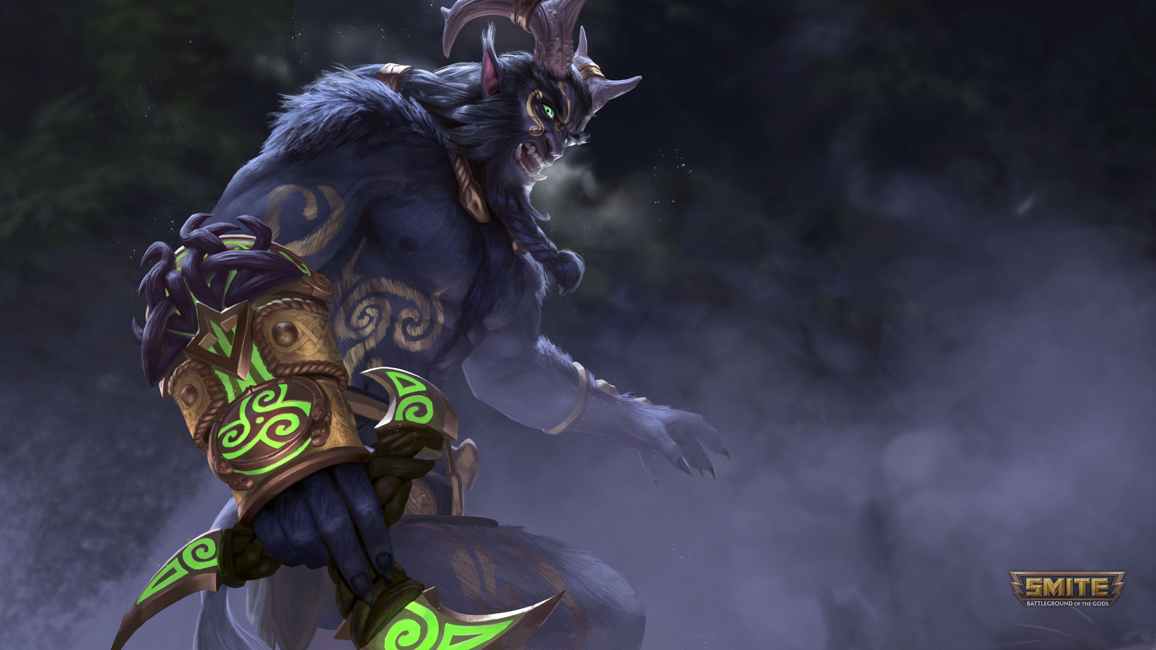 3840x2160 Cernunnos (Smite) HD Wallpaper and Background